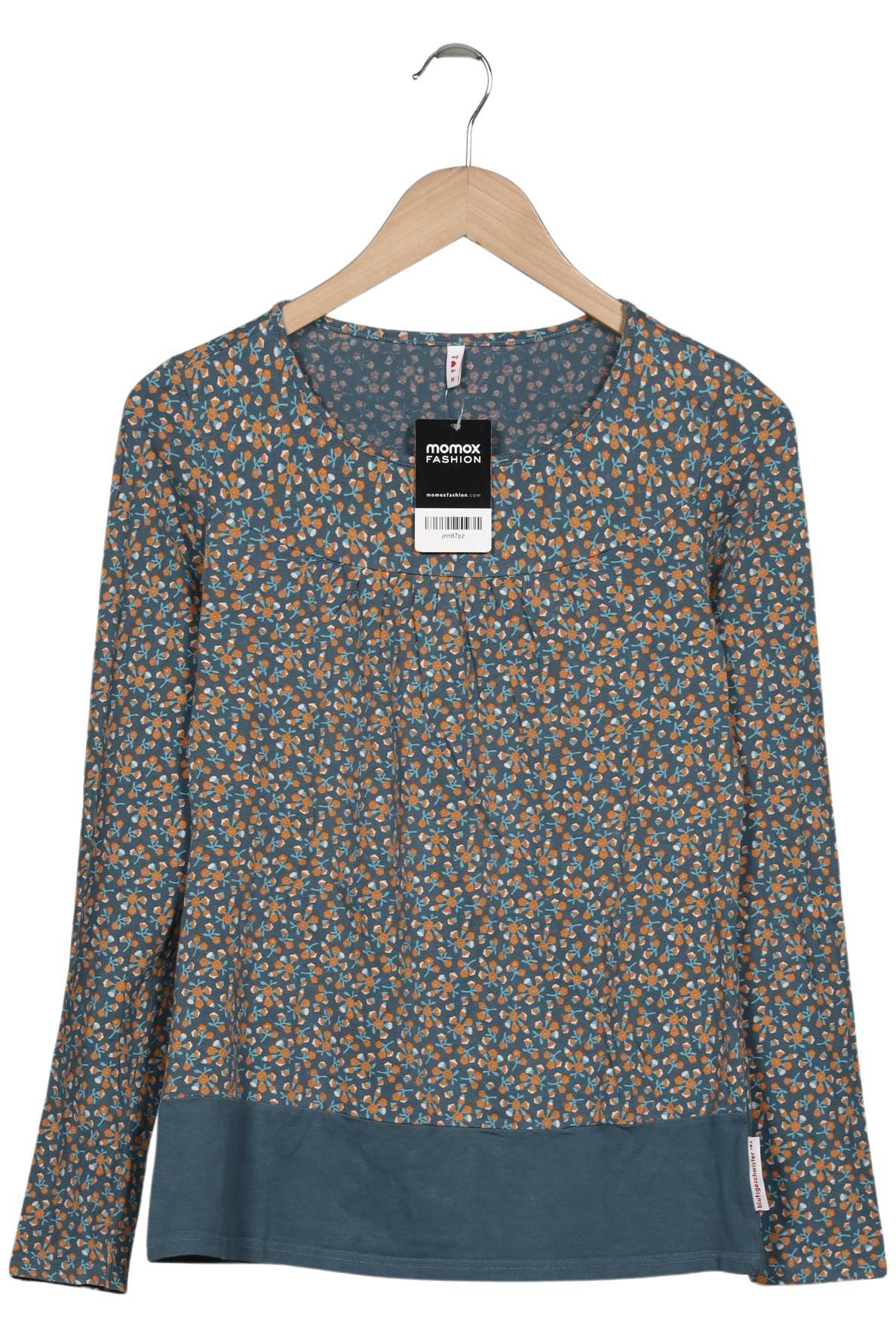 

Blutsgeschwister Damen Langarmshirt, blau, Gr. 38
