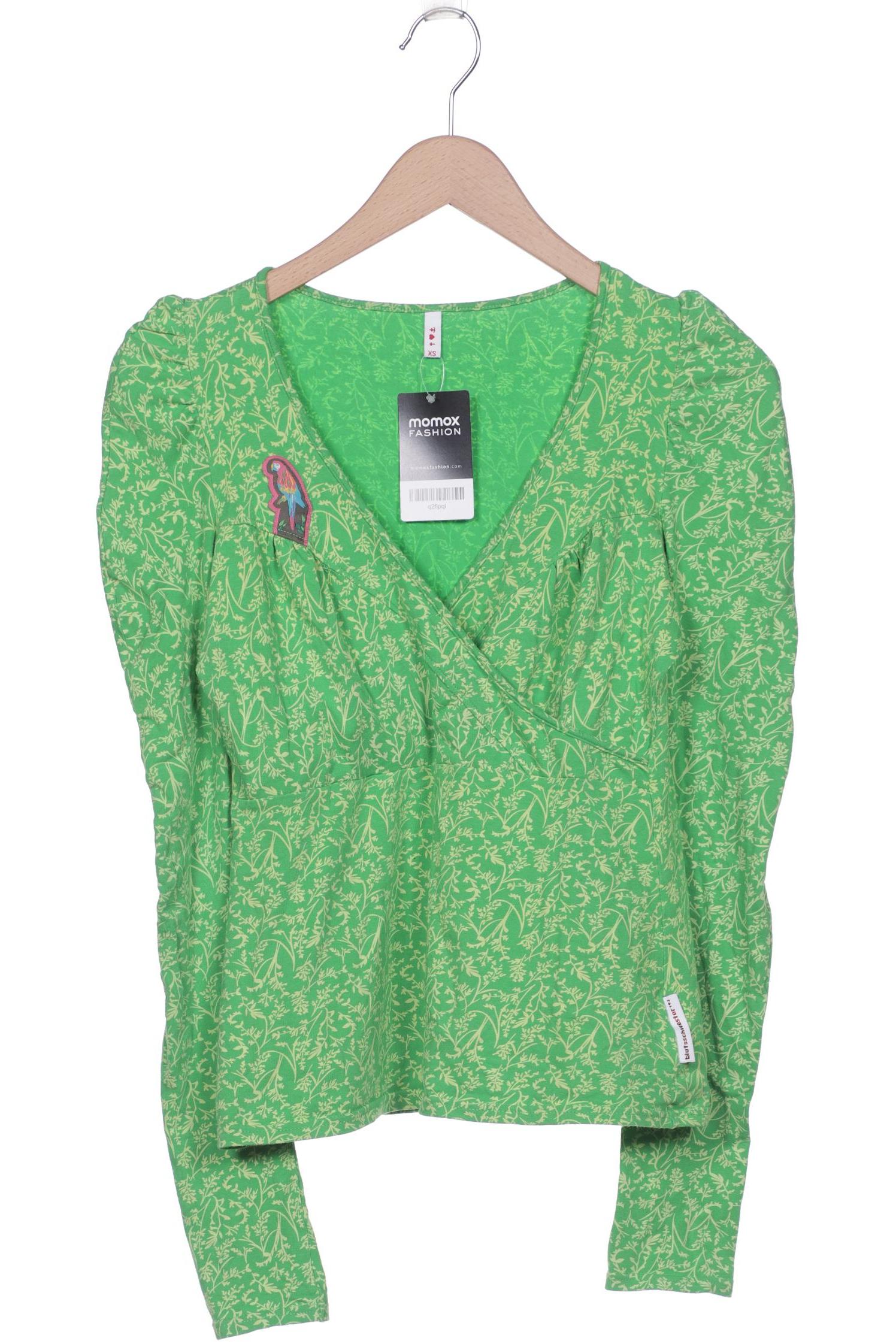

Blutsgeschwister Damen Langarmshirt, grün, Gr. 34