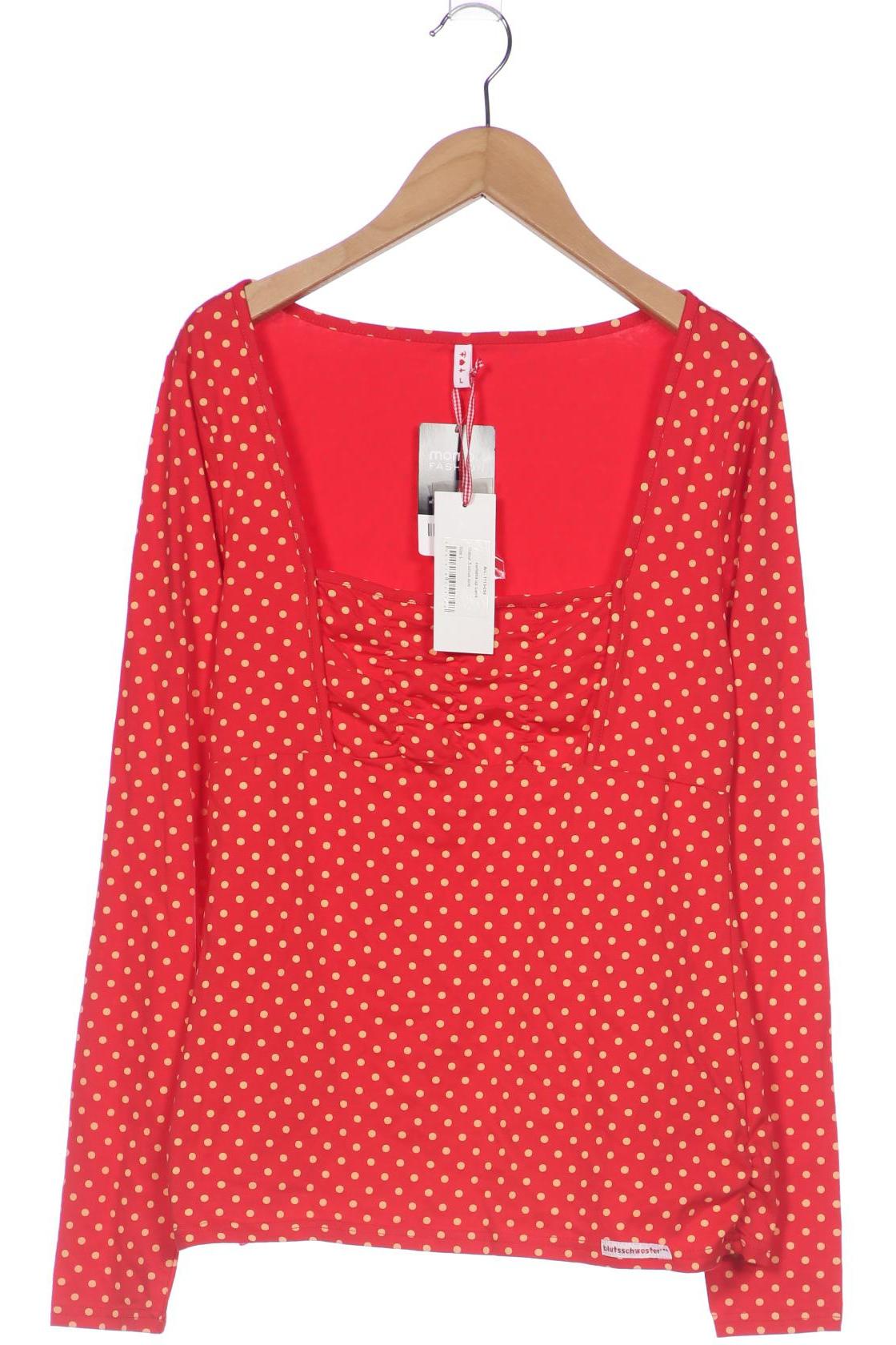 

Blutsgeschwister Damen Langarmshirt, rot, Gr. 42