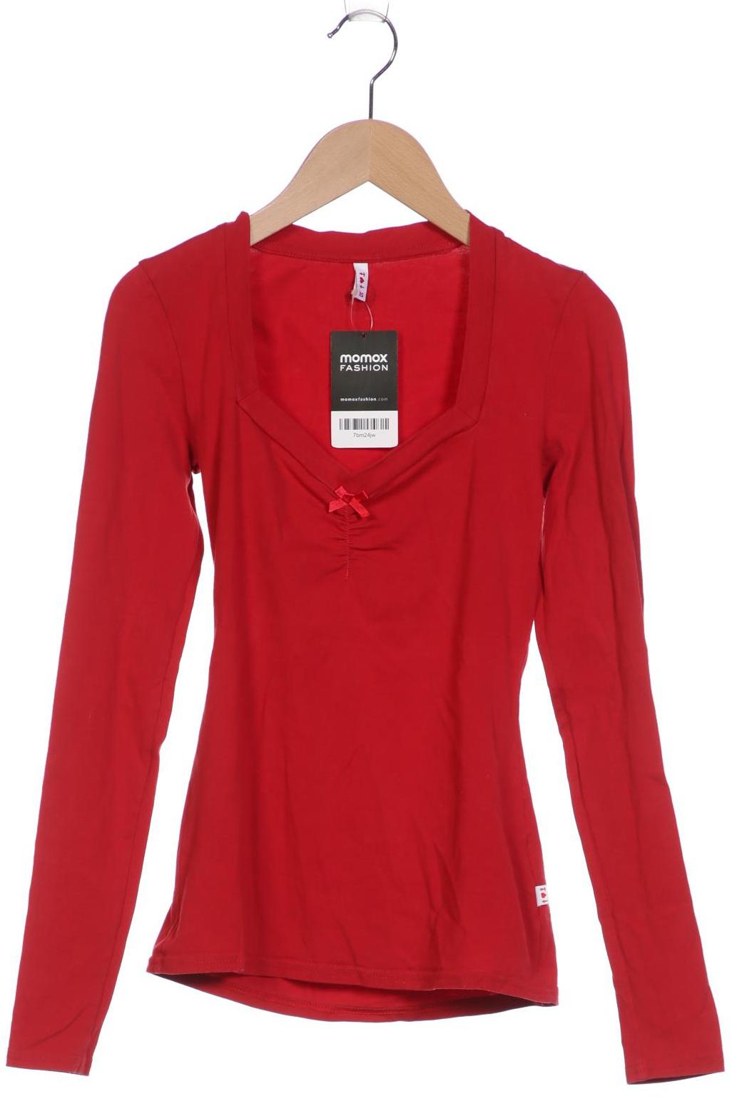 

Blutsgeschwister Damen Langarmshirt, rot, Gr. 34