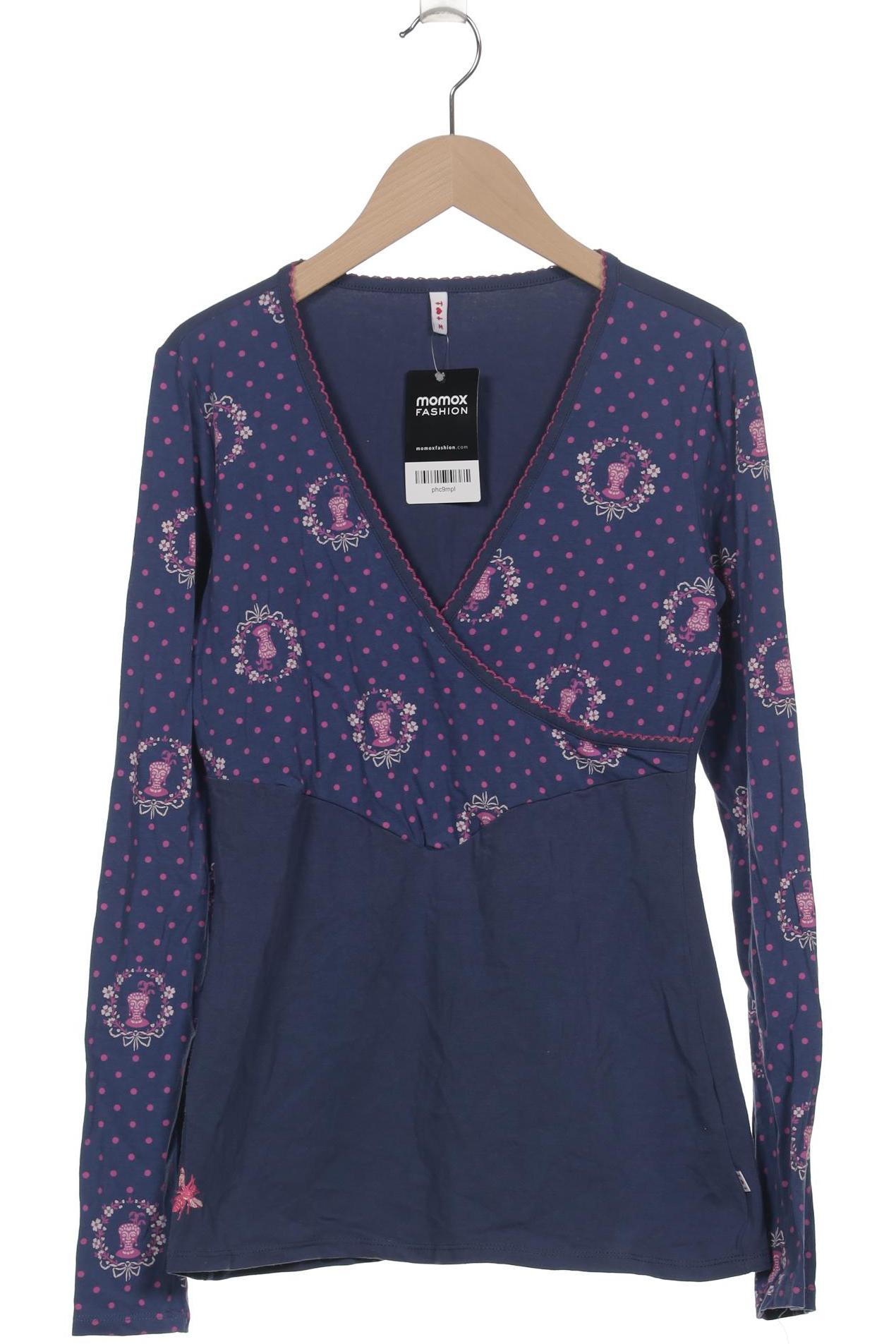 

Blutsgeschwister Damen Langarmshirt, blau, Gr. 38
