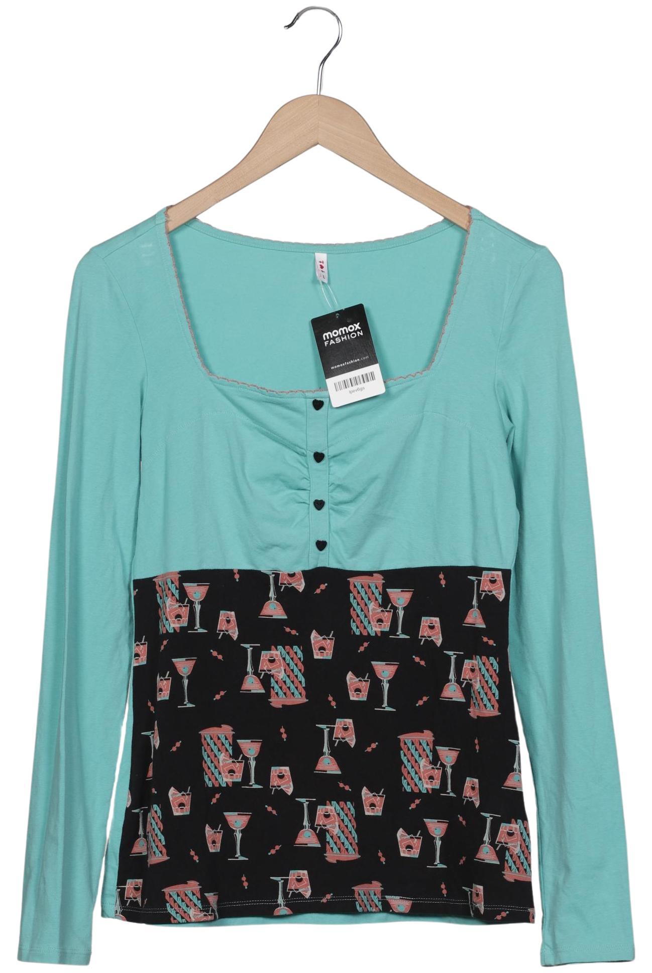 

Blutsgeschwister Damen Langarmshirt, türkis, Gr. 42