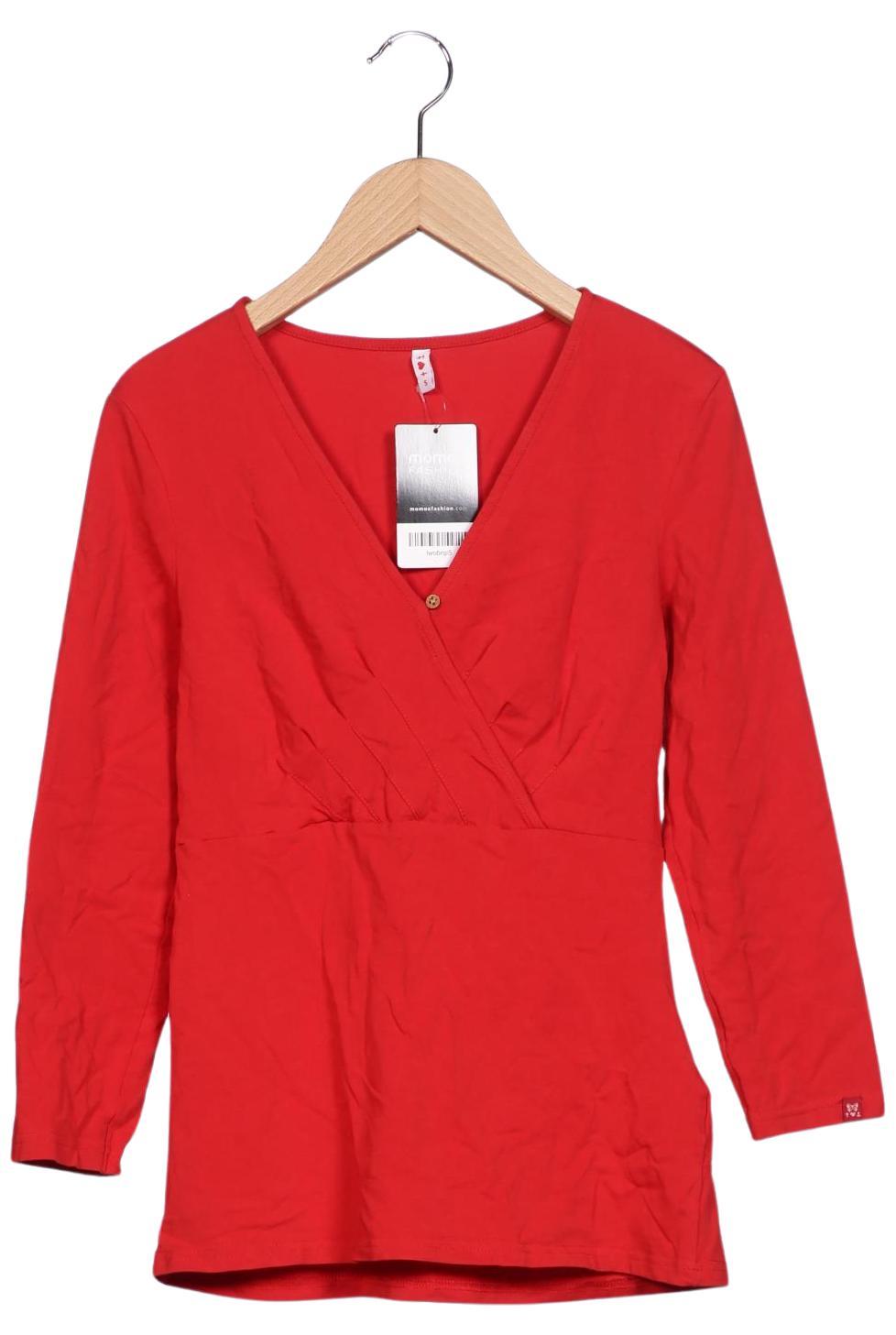 

Blutsgeschwister Damen Langarmshirt, rot, Gr. 36