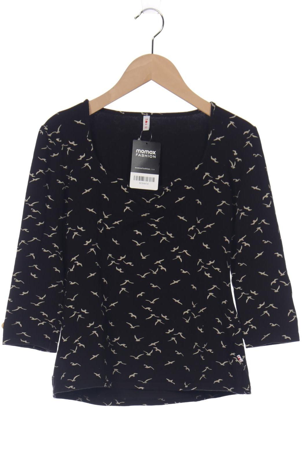 

Blutsgeschwister Damen Langarmshirt, schwarz, Gr. 34