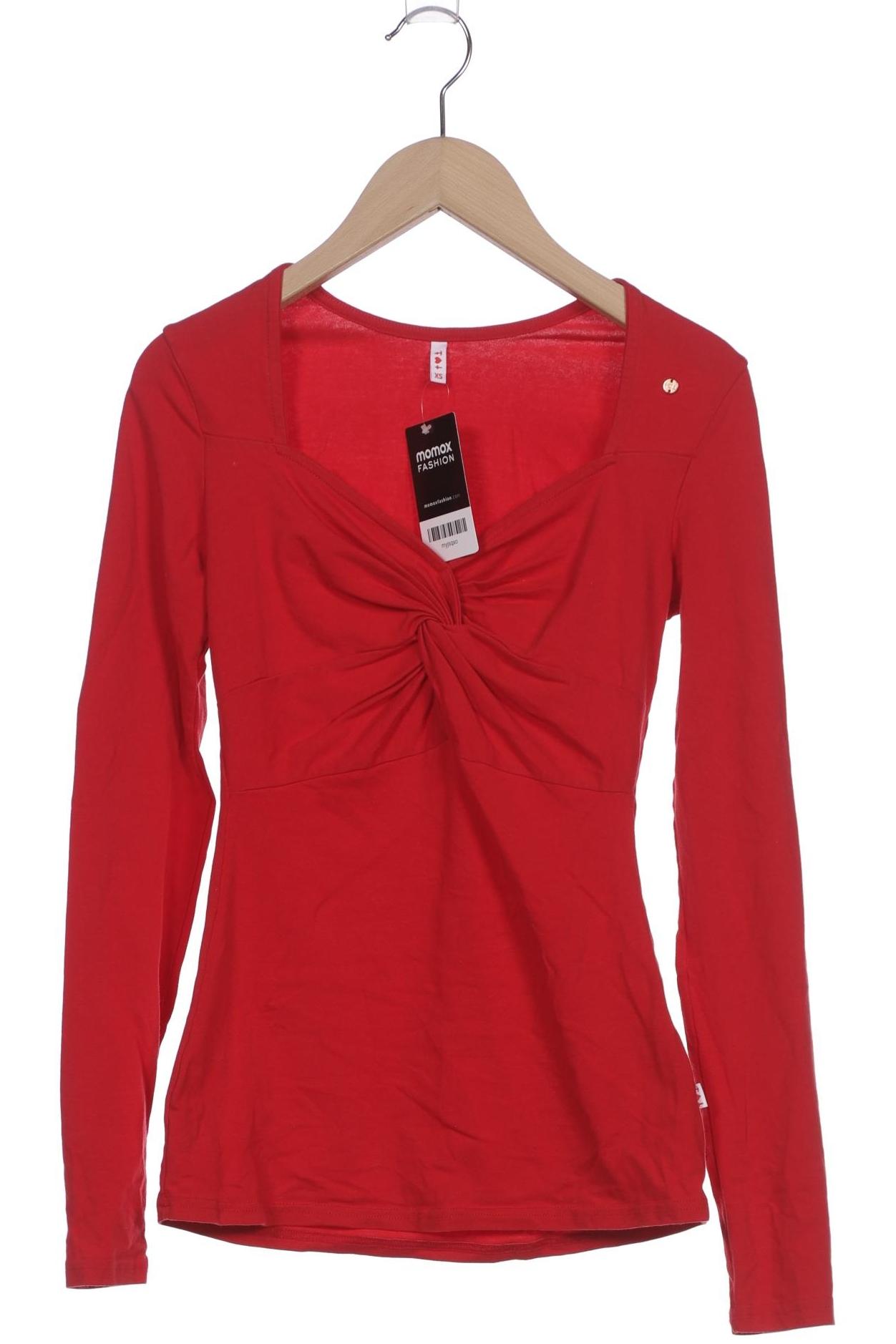 

Blutsgeschwister Damen Langarmshirt, rot, Gr. 34