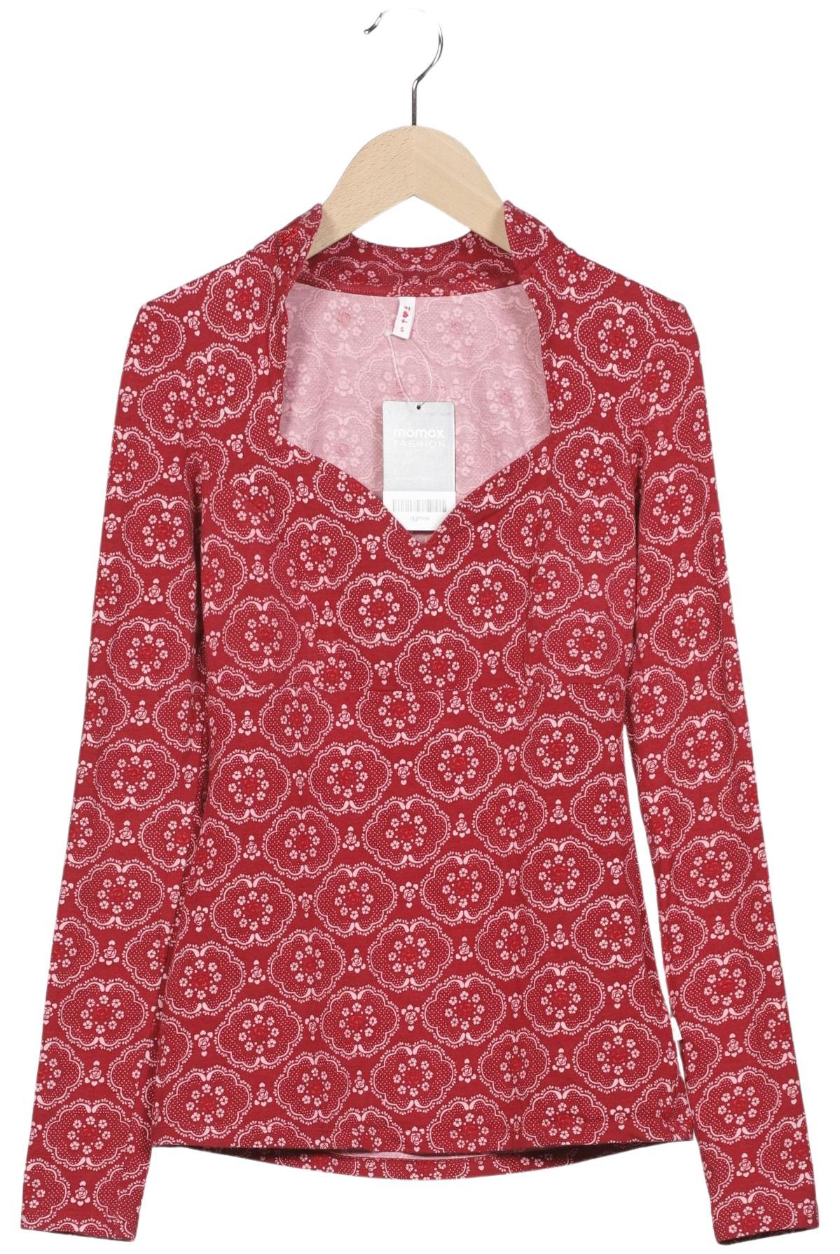 

Blutsgeschwister Damen Langarmshirt, rot, Gr. 36