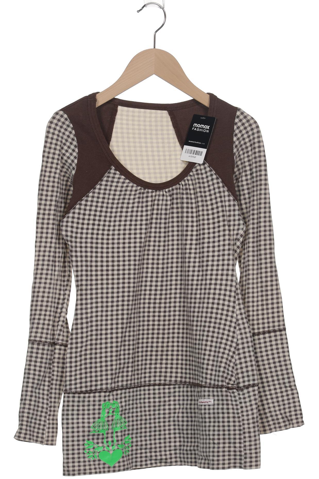 

Blutsgeschwister Damen Langarmshirt, braun, Gr. 36