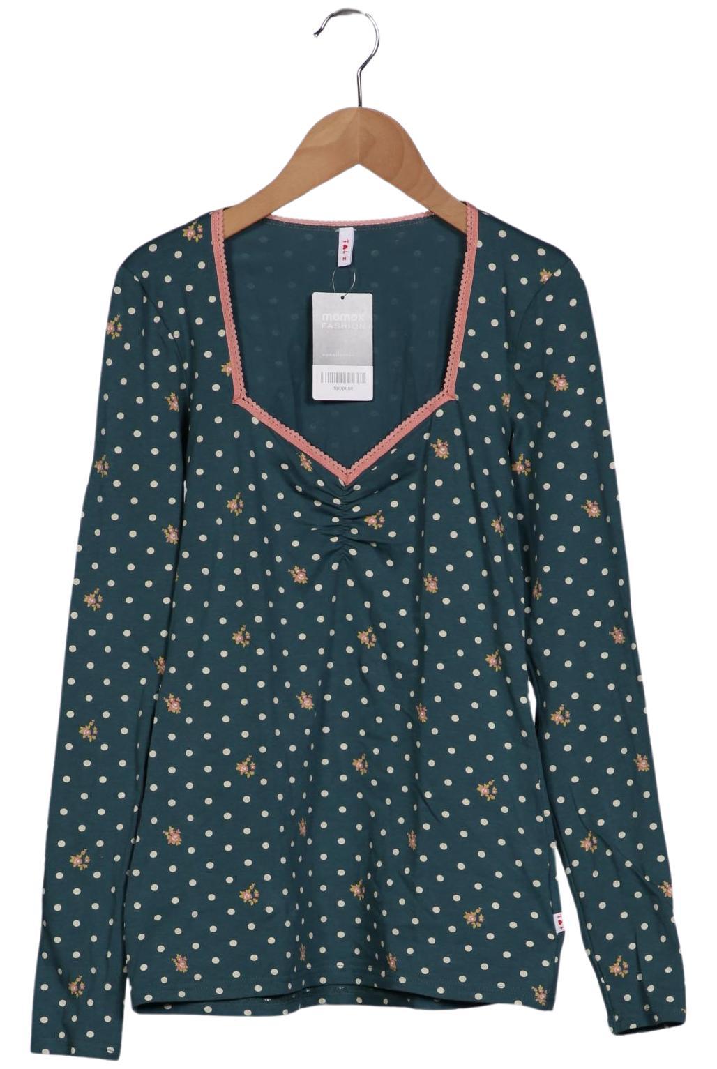 

Blutsgeschwister Damen Langarmshirt, türkis, Gr. 38