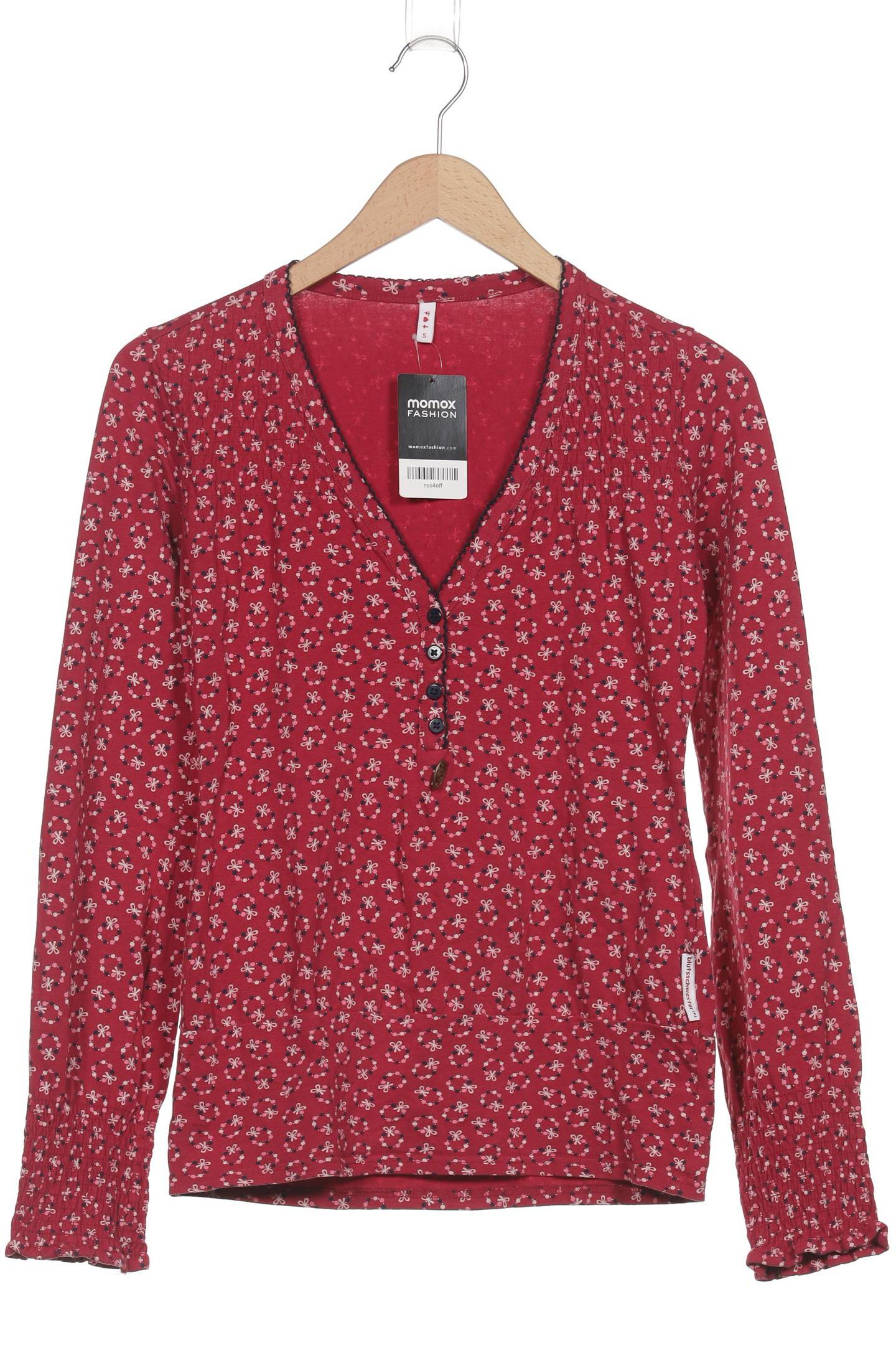 

Blutsgeschwister Damen Langarmshirt, rot, Gr. 36