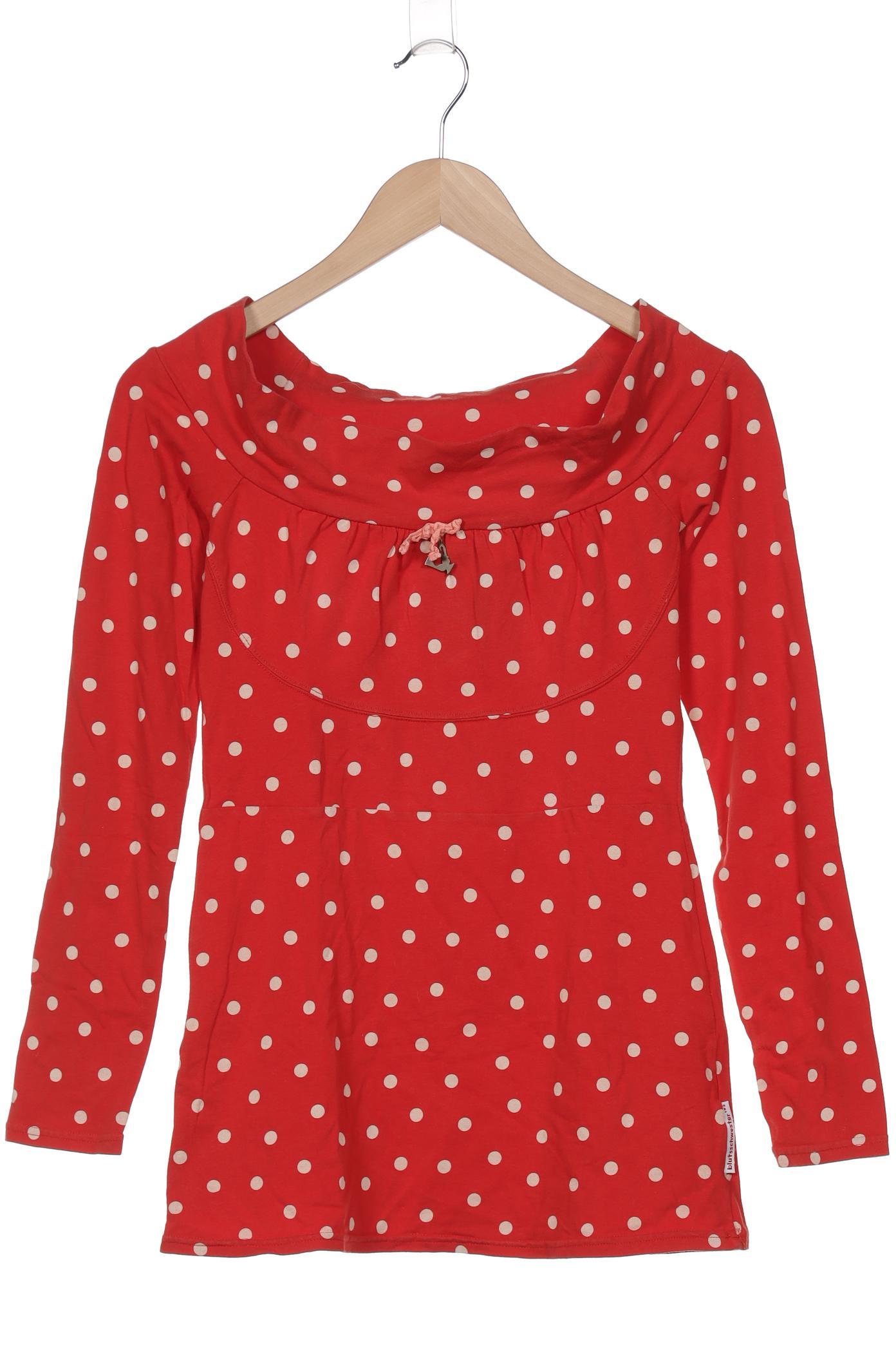 

Blutsgeschwister Damen Langarmshirt, rot, Gr. 36