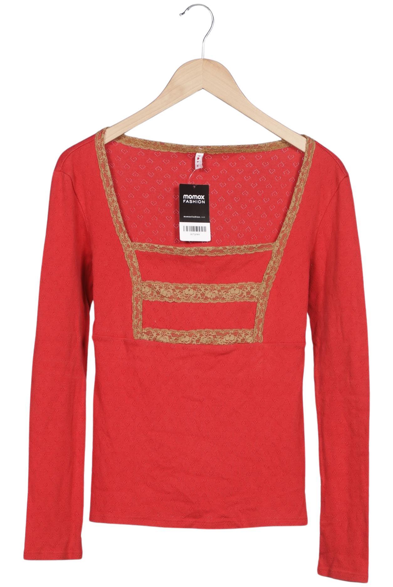 

Blutsgeschwister Damen Langarmshirt, rot, Gr. 38