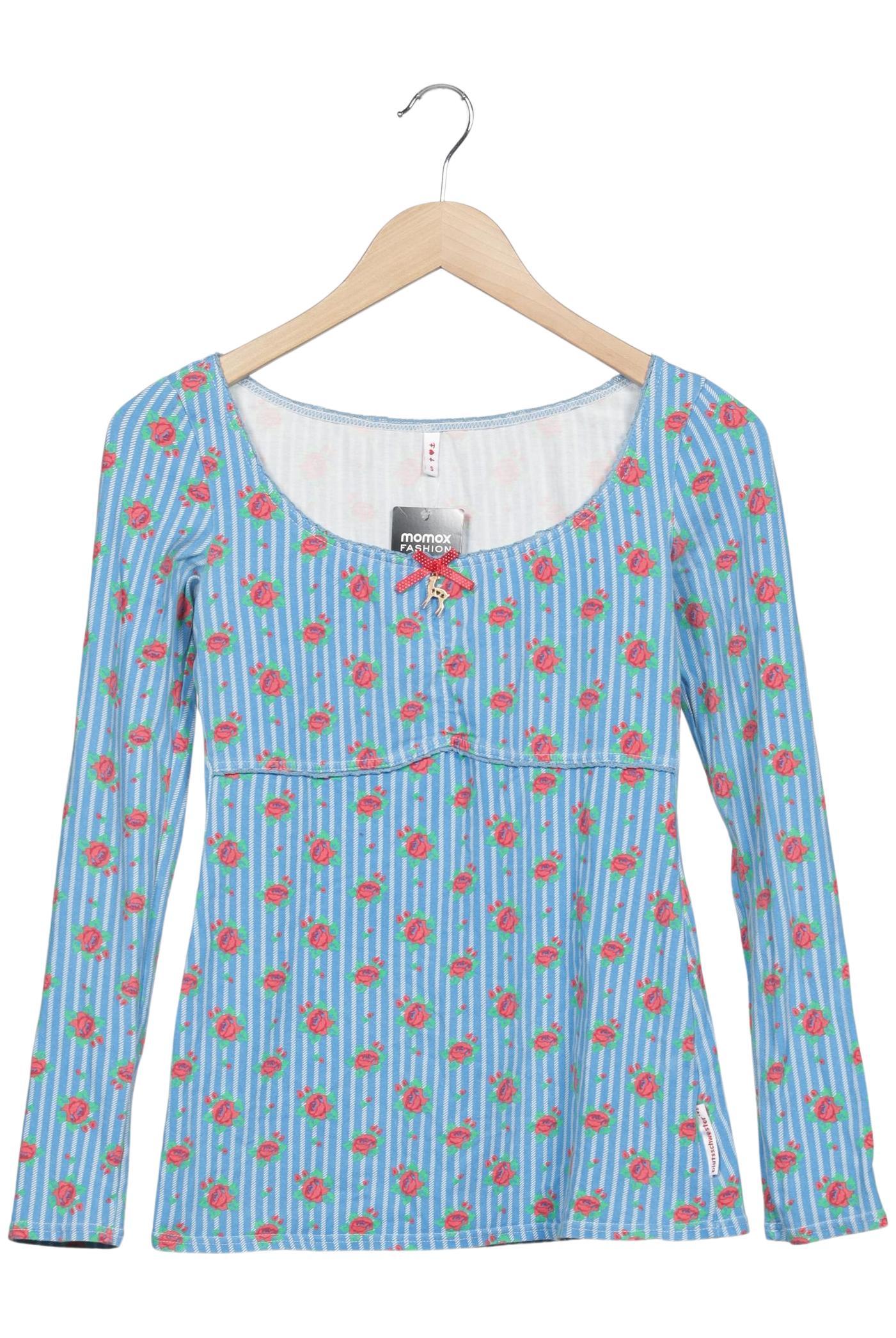 

Blutsgeschwister Damen Langarmshirt, blau, Gr. 36