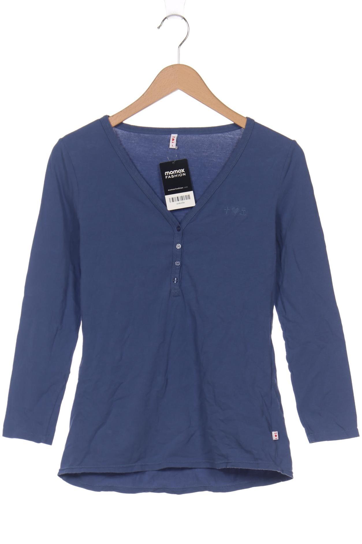 

Blutsgeschwister Damen Langarmshirt, blau, Gr. 42