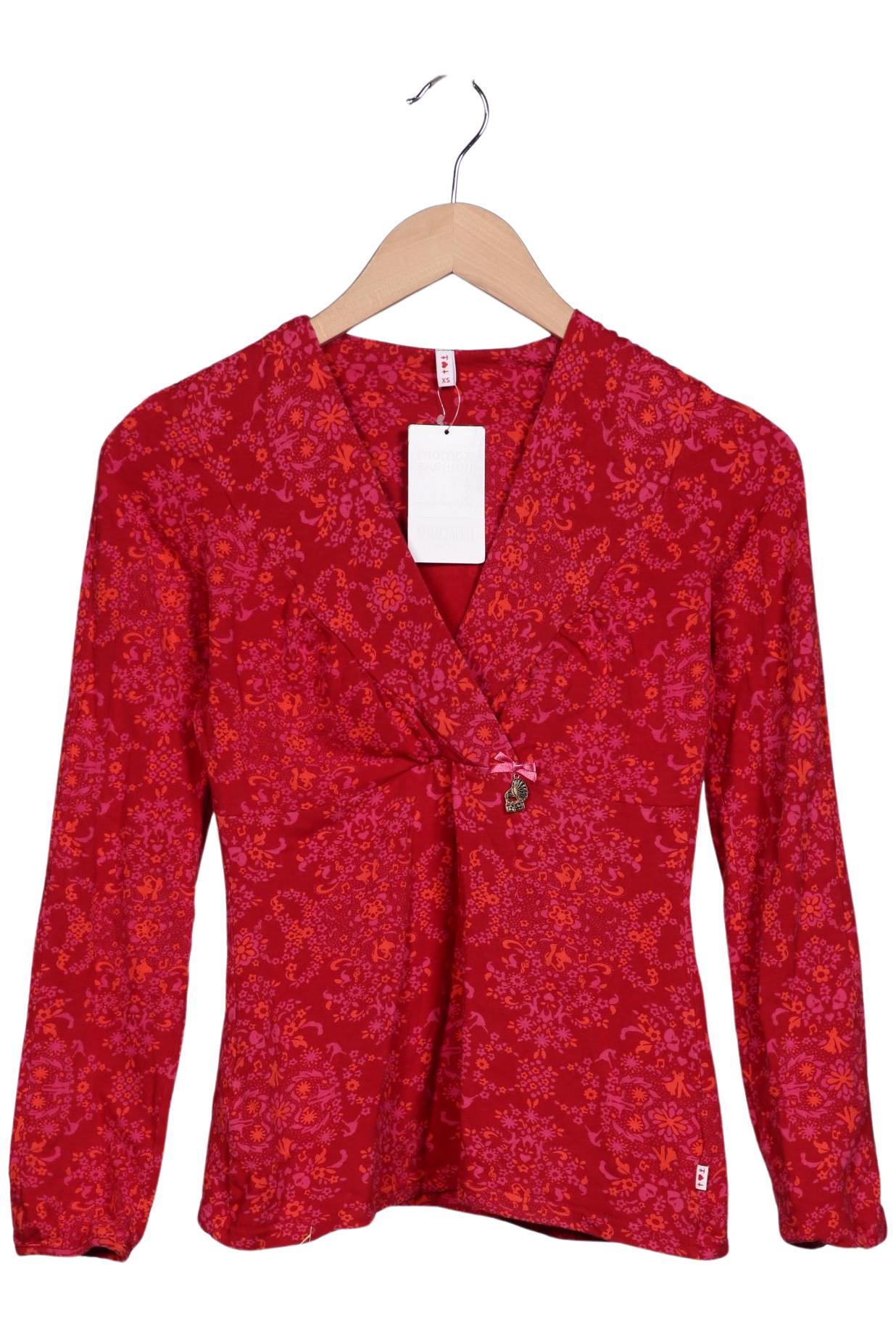 

Blutsgeschwister Damen Langarmshirt, rot, Gr. 34
