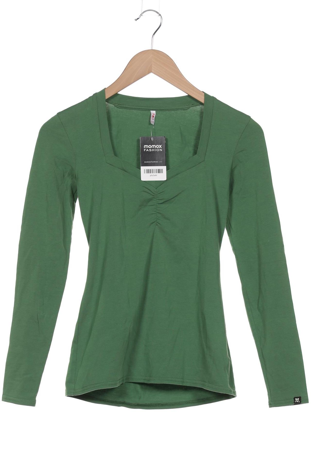 Thumbnail - Blutsgeschwister Damen Langarmshirt, grün, Gr. 36