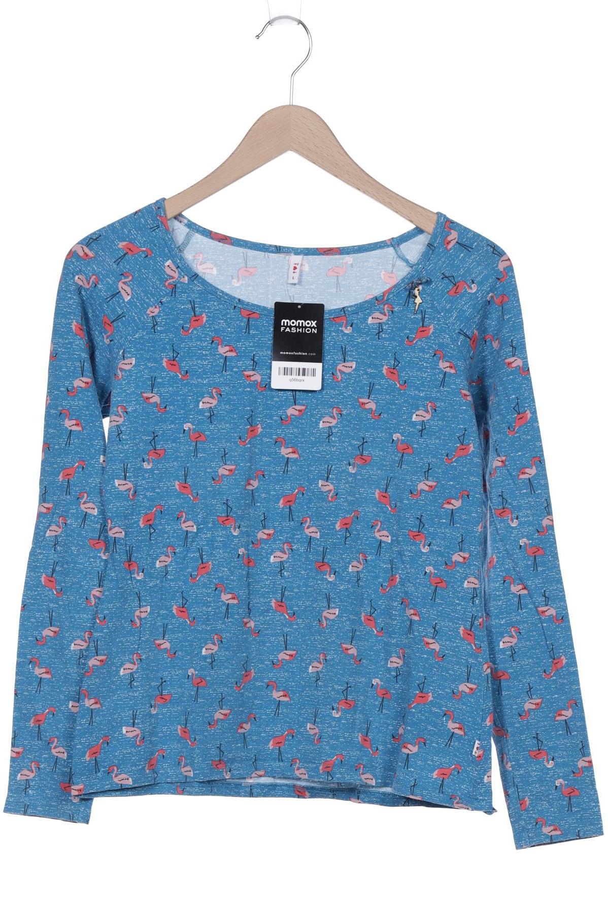

Blutsgeschwister Damen Langarmshirt, blau, Gr. 42
