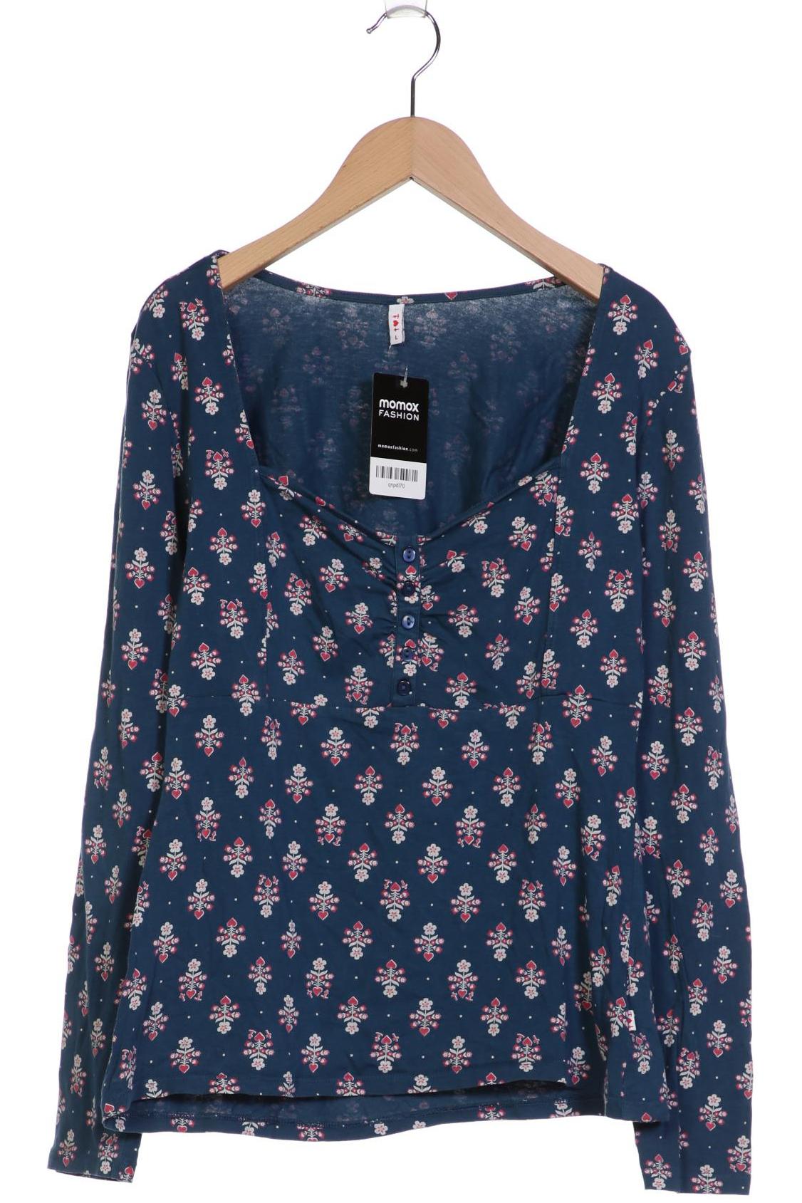 

Blutsgeschwister Damen Langarmshirt, blau, Gr. 42