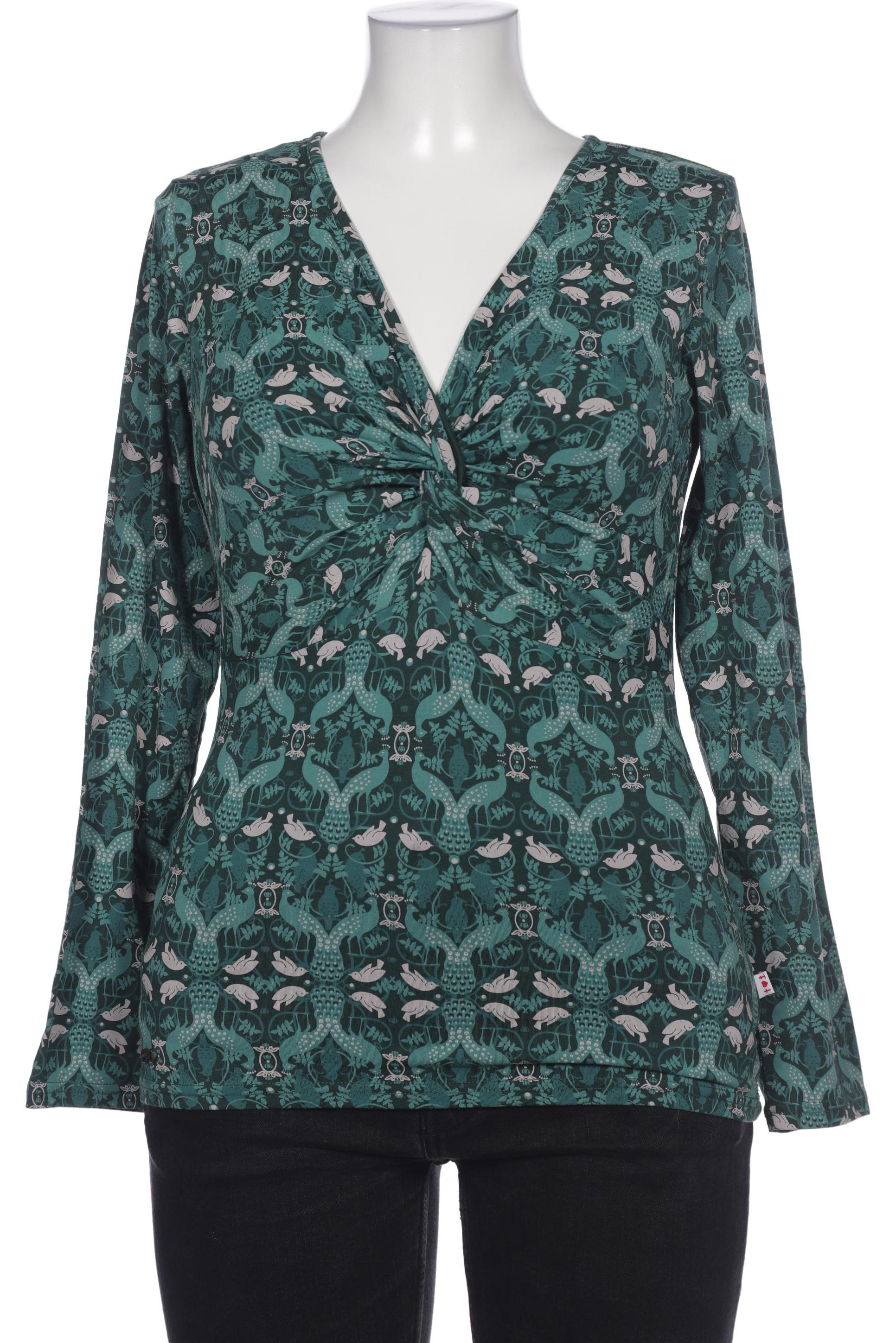 

Blutsgeschwister Damen Langarmshirt, türkis, Gr. 42