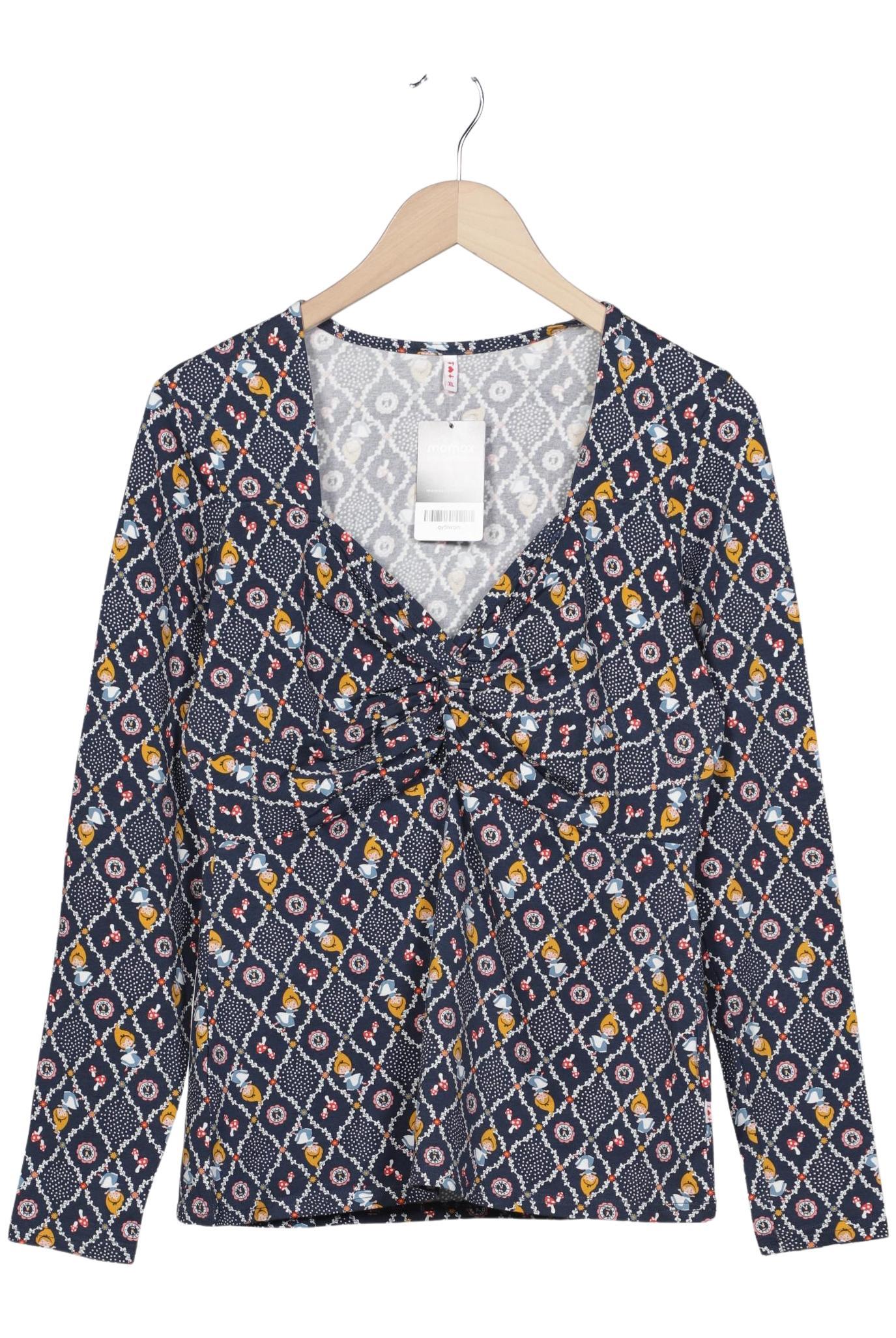 

Blutsgeschwister Damen Langarmshirt, blau, Gr. 44