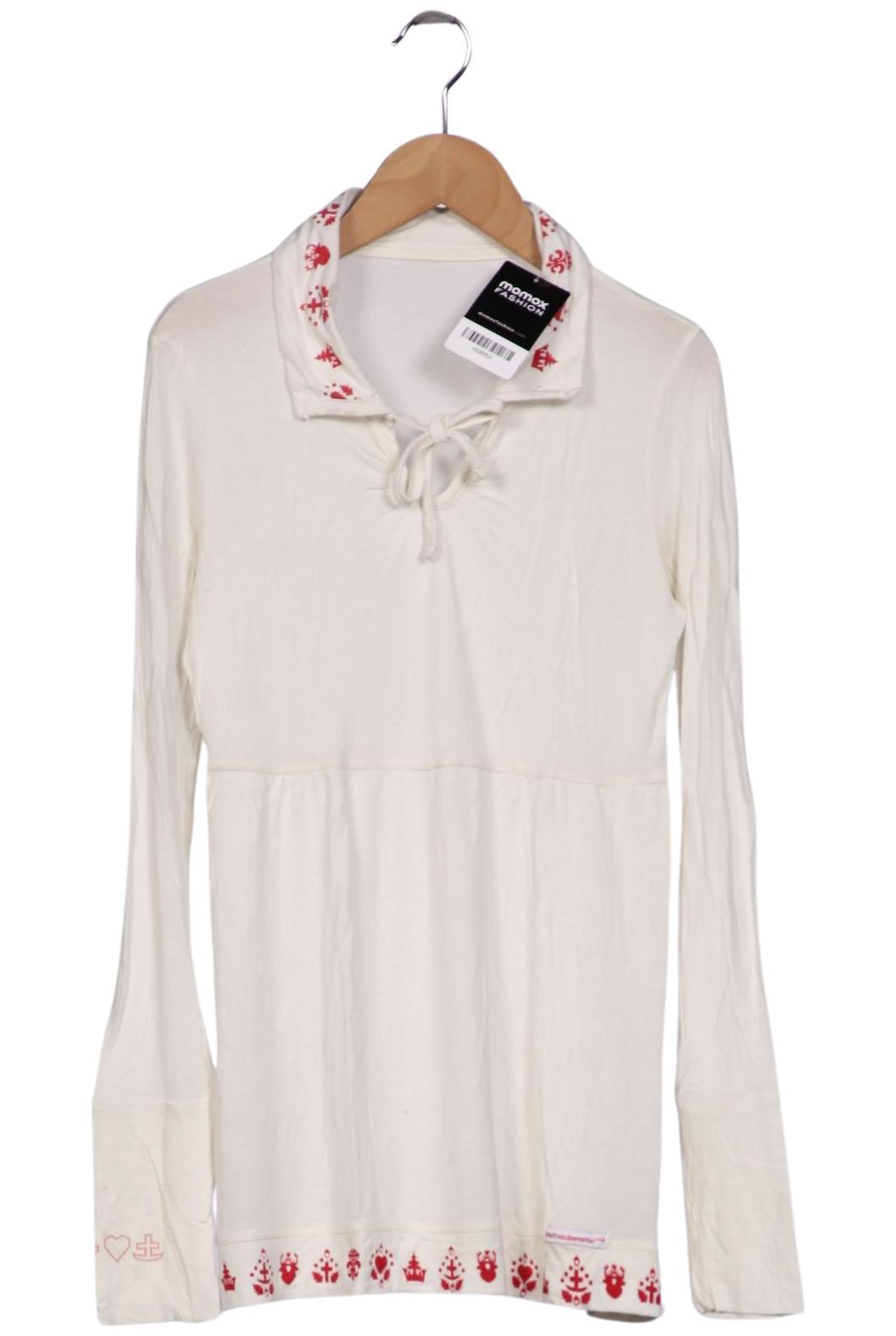 

Blutsgeschwister Damen Langarmshirt, weiß, Gr. 42