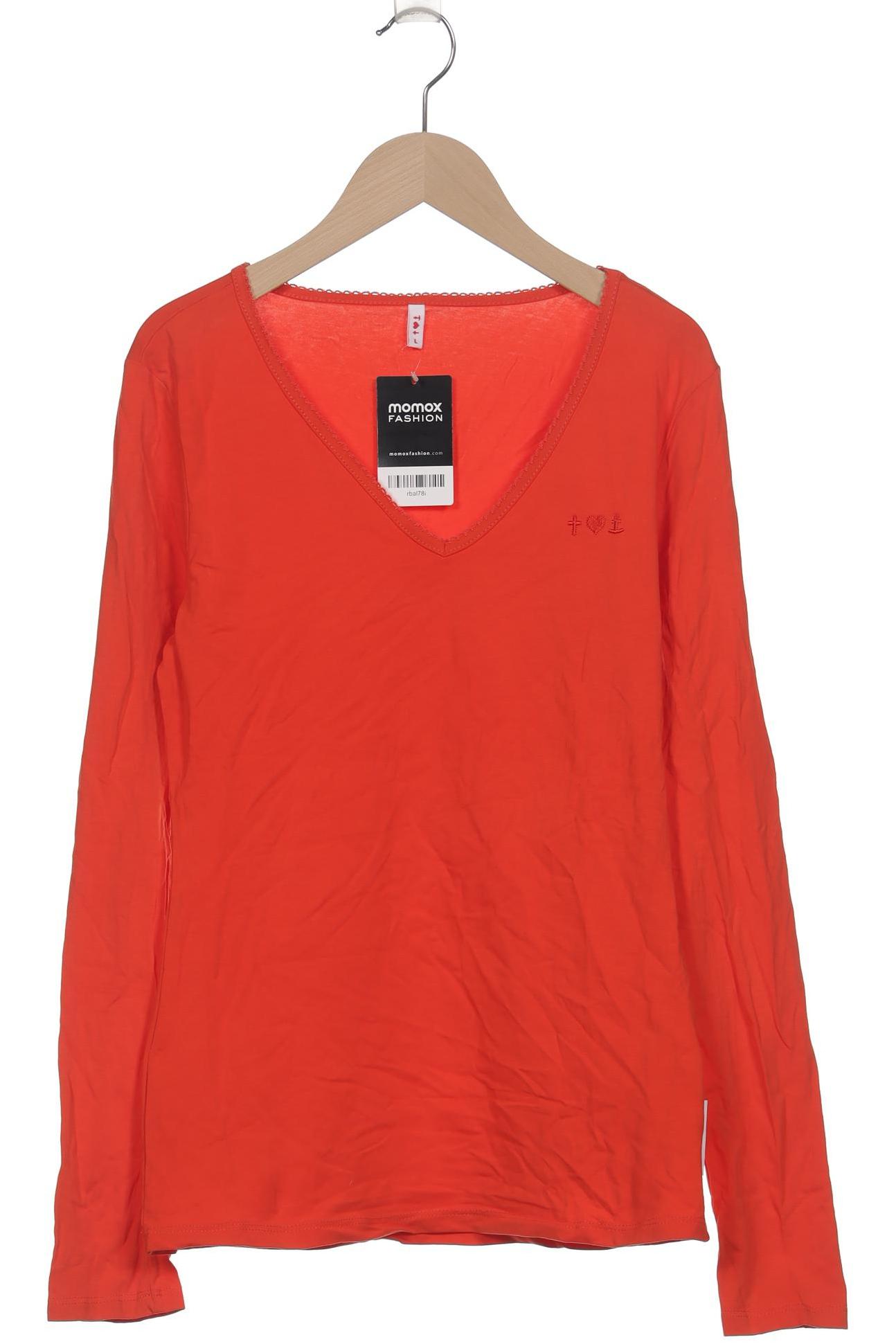 Thumbnail - Blutsgeschwister Damen Langarmshirt, orange, Gr. 42