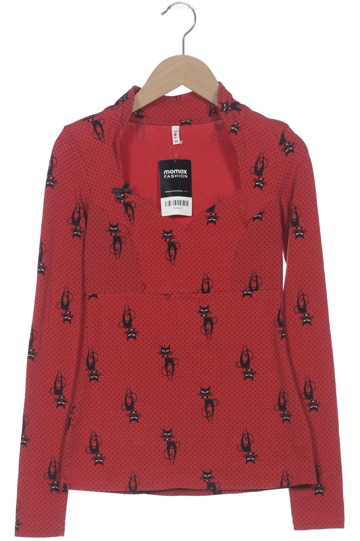 

Blutsgeschwister Damen Langarmshirt, rot, Gr. 34