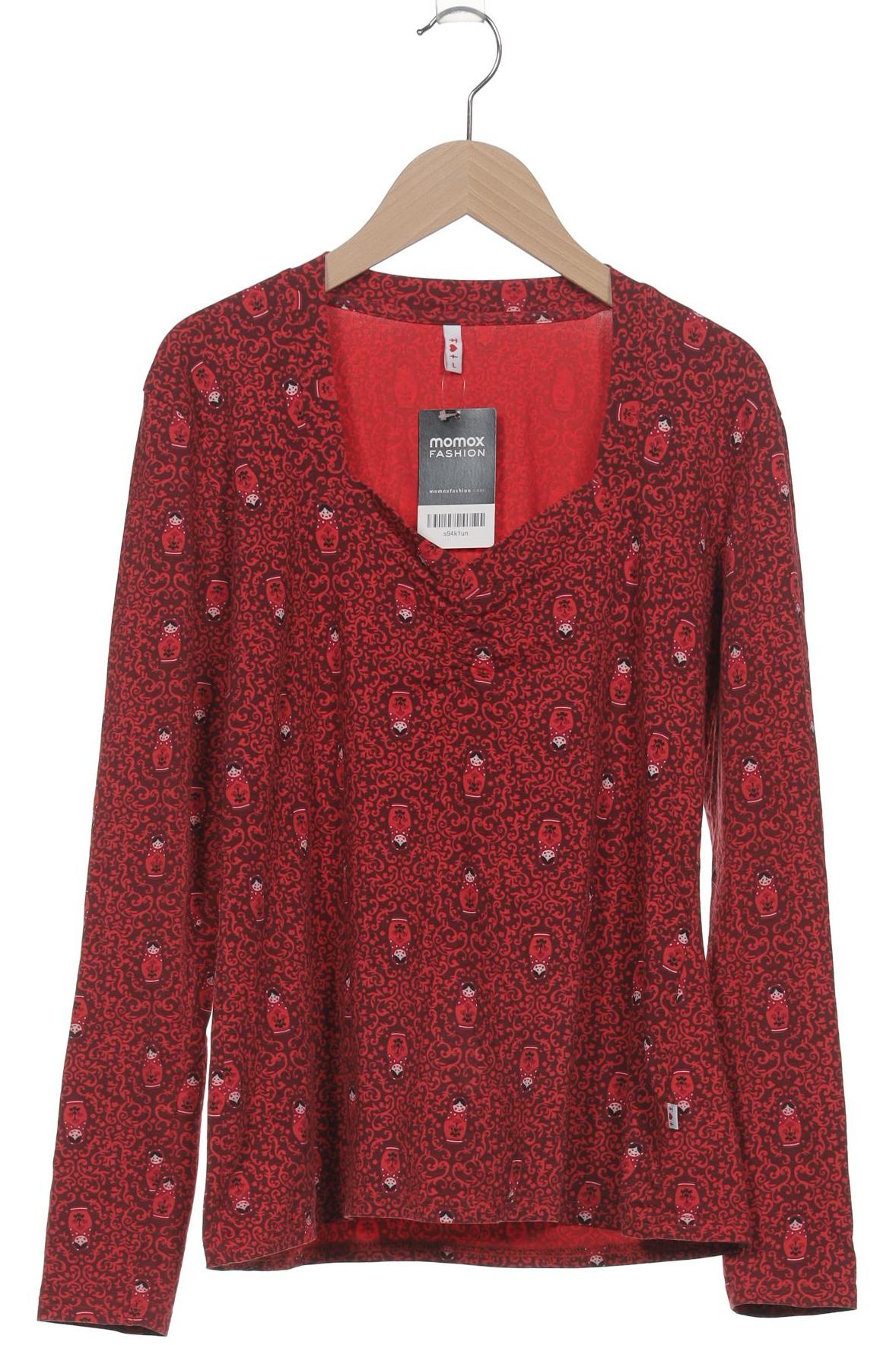 

Blutsgeschwister Damen Langarmshirt, rot, Gr. 42