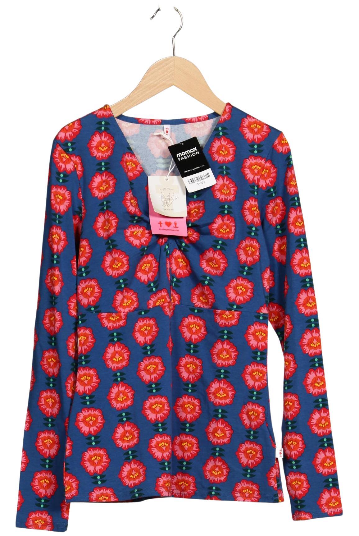 

Blutsgeschwister Damen Langarmshirt, blau, Gr. 38