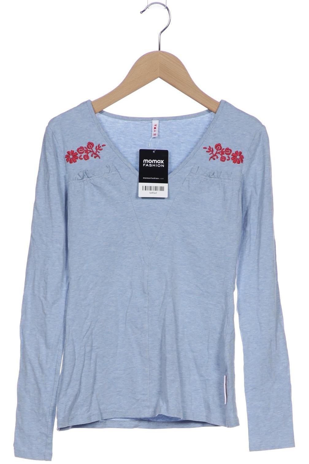 

Blutsgeschwister Damen Langarmshirt, blau, Gr. 34