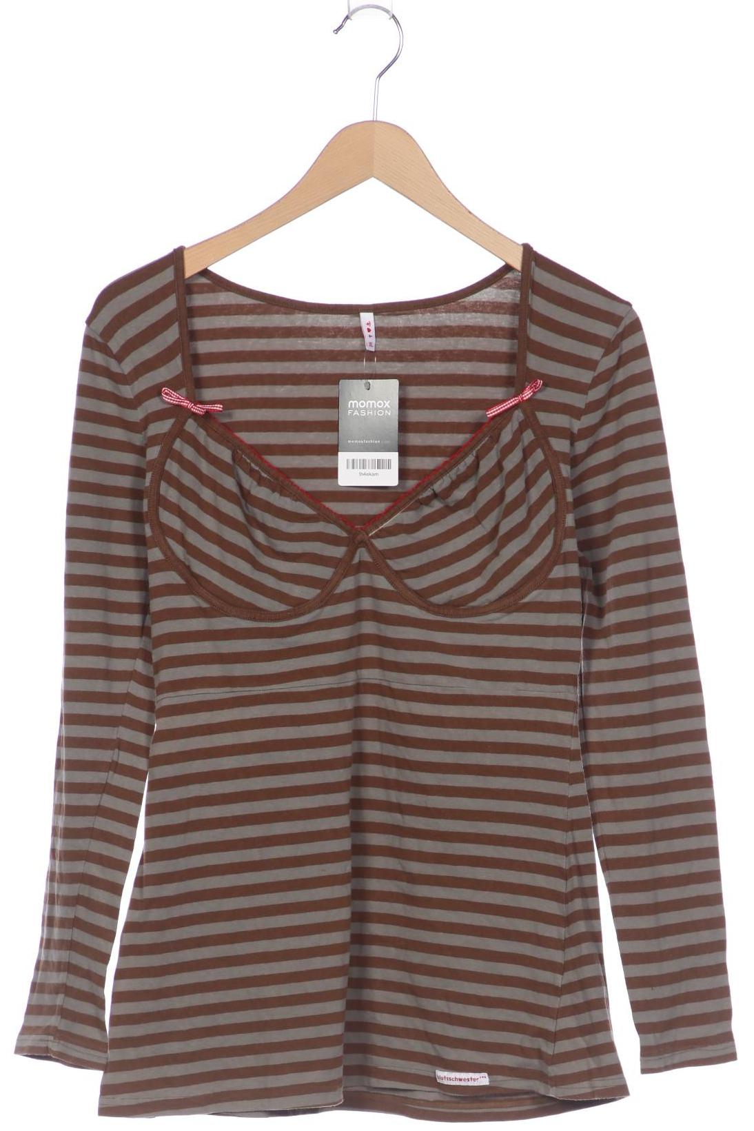 

Blutsgeschwister Damen Langarmshirt, braun