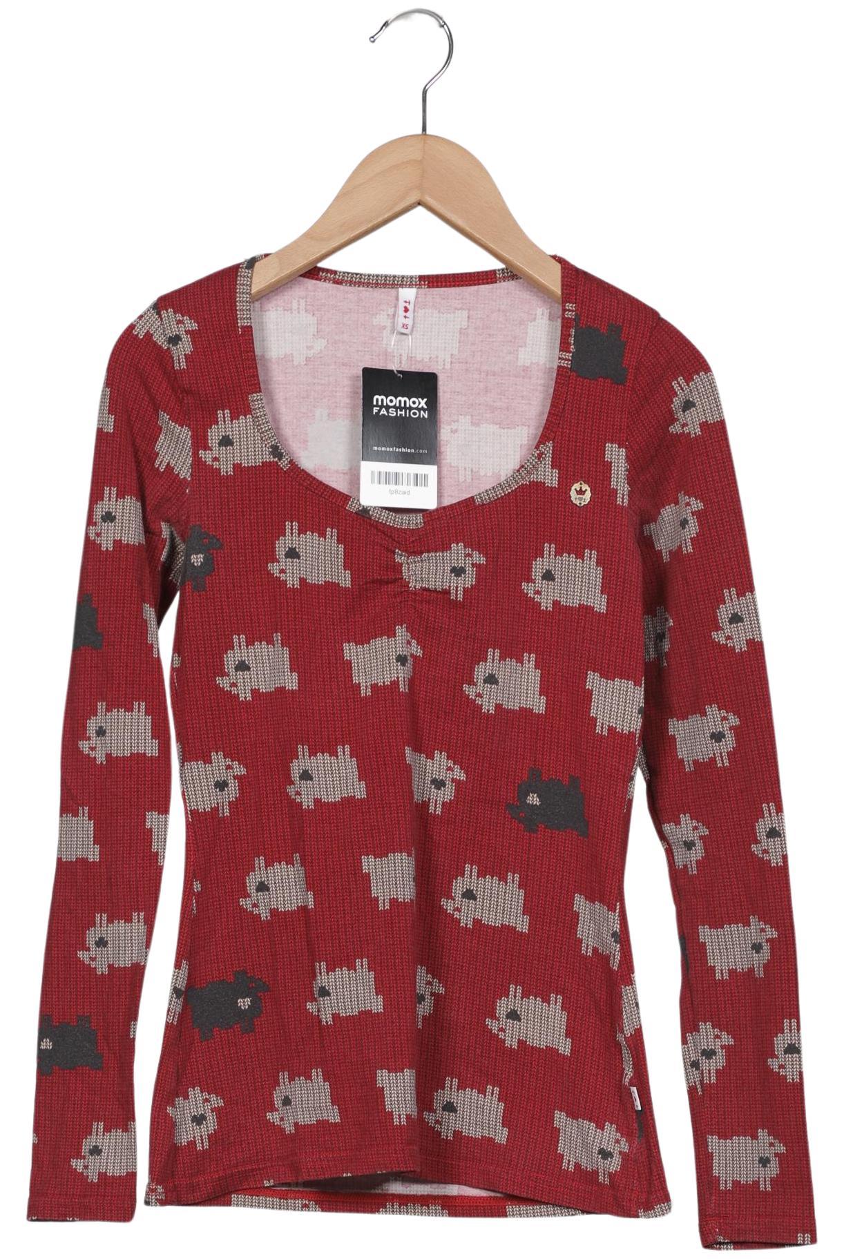 

Blutsgeschwister Damen Langarmshirt, rot, Gr. 34