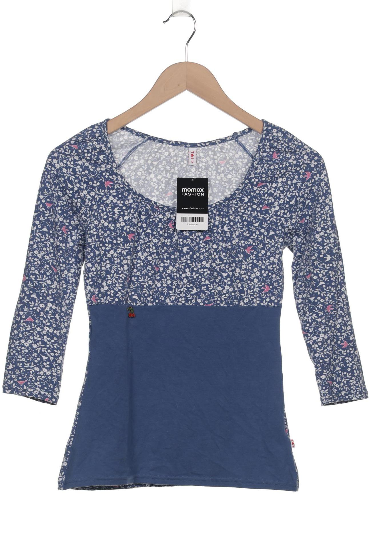 

Blutsgeschwister Damen Langarmshirt, blau, Gr. 36