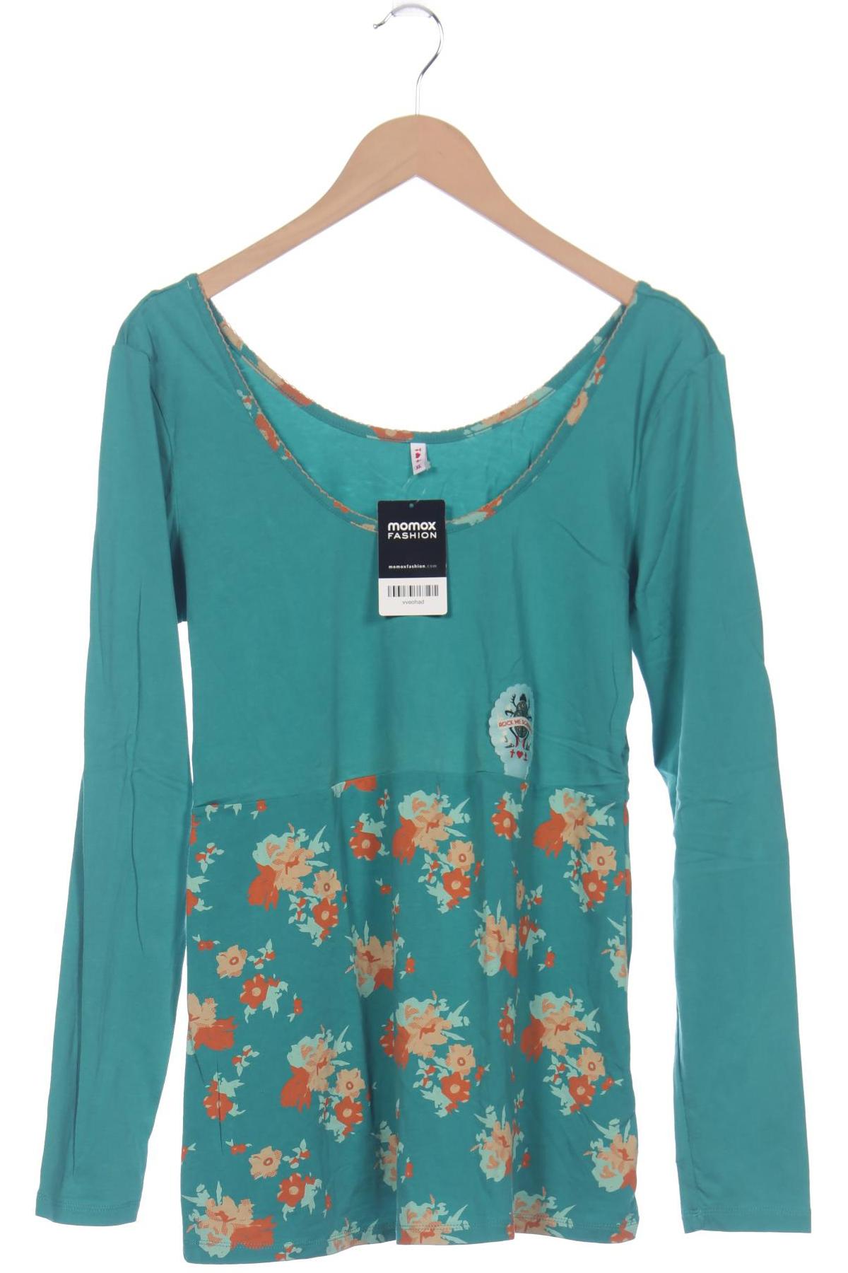 

Blutsgeschwister Damen Langarmshirt, türkis, Gr. 44