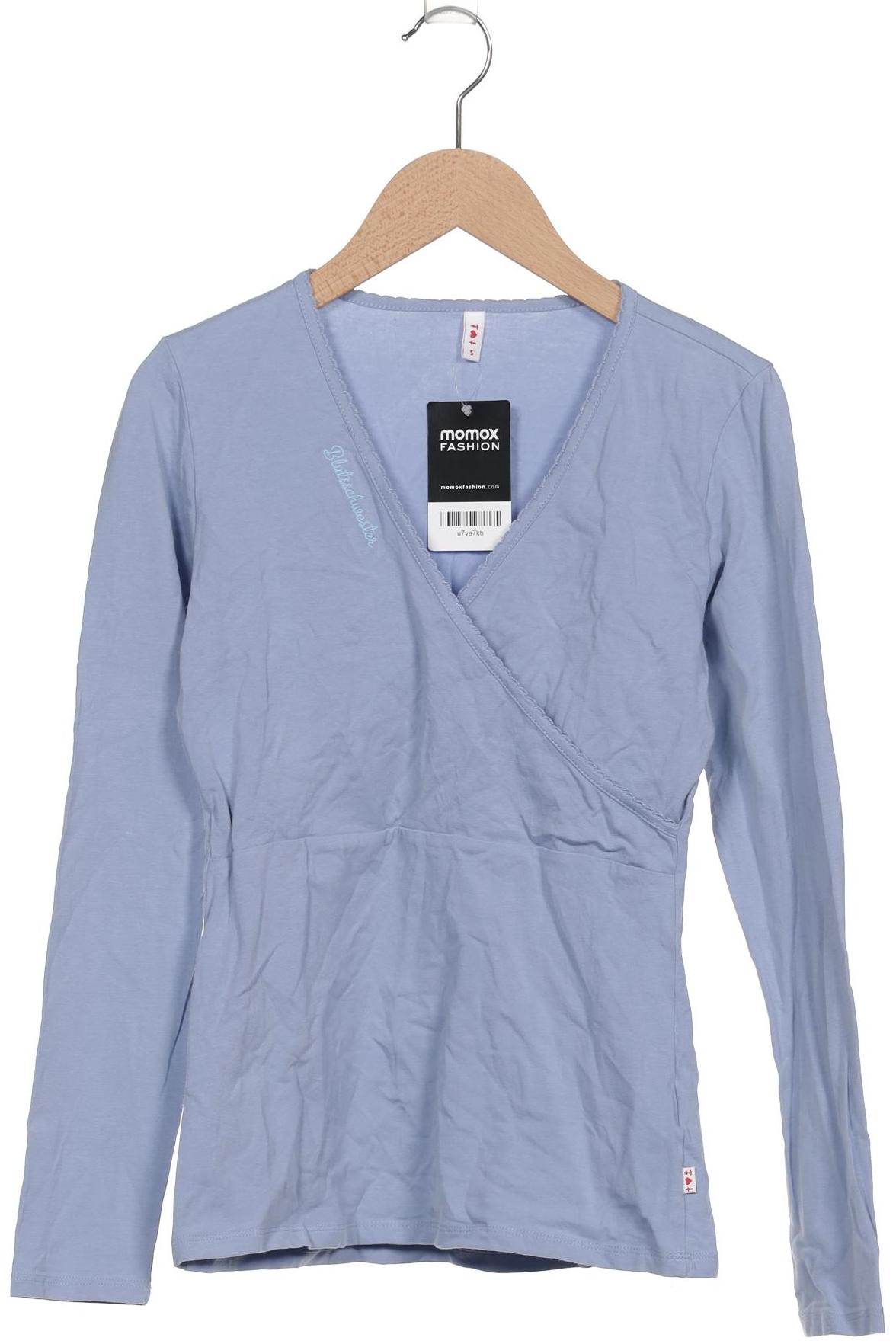 

Blutsgeschwister Damen Langarmshirt, blau, Gr. 36