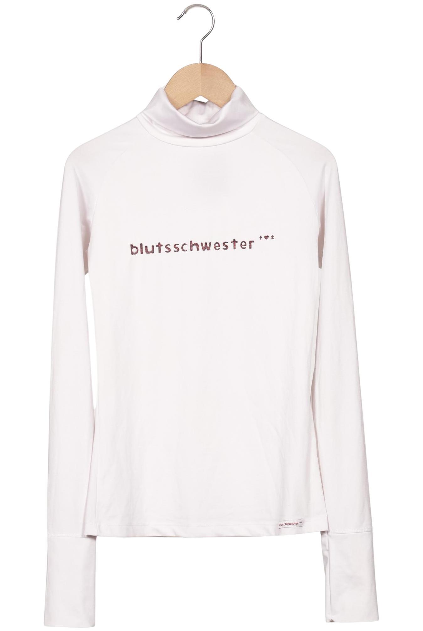 

Blutsgeschwister Damen Langarmshirt, weiß, Gr. 34