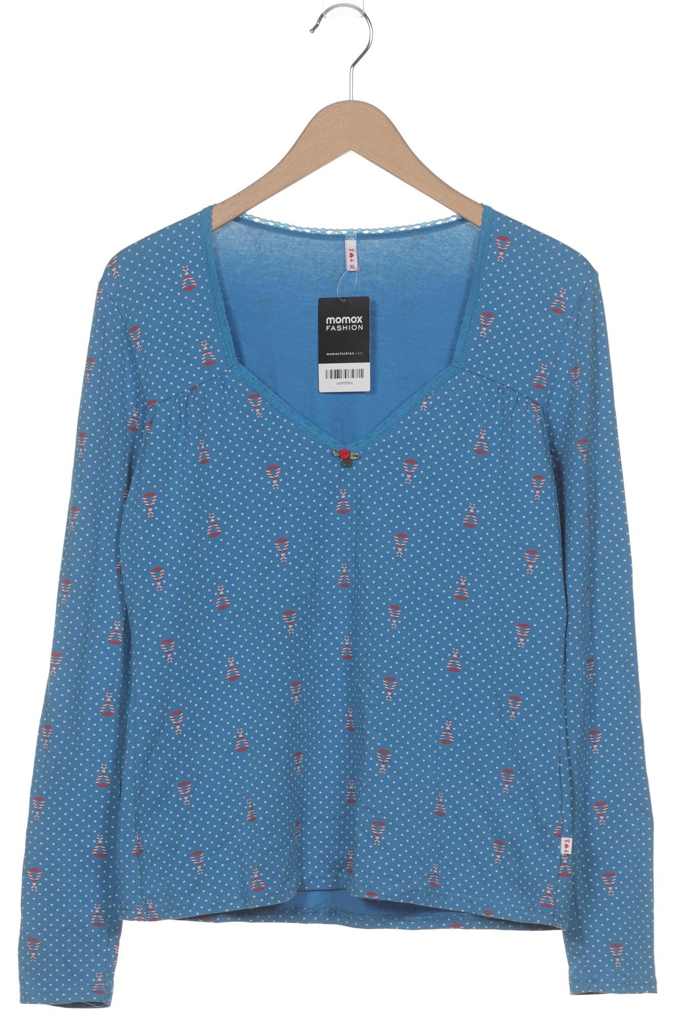 

Blutsgeschwister Damen Langarmshirt, blau, Gr. 44