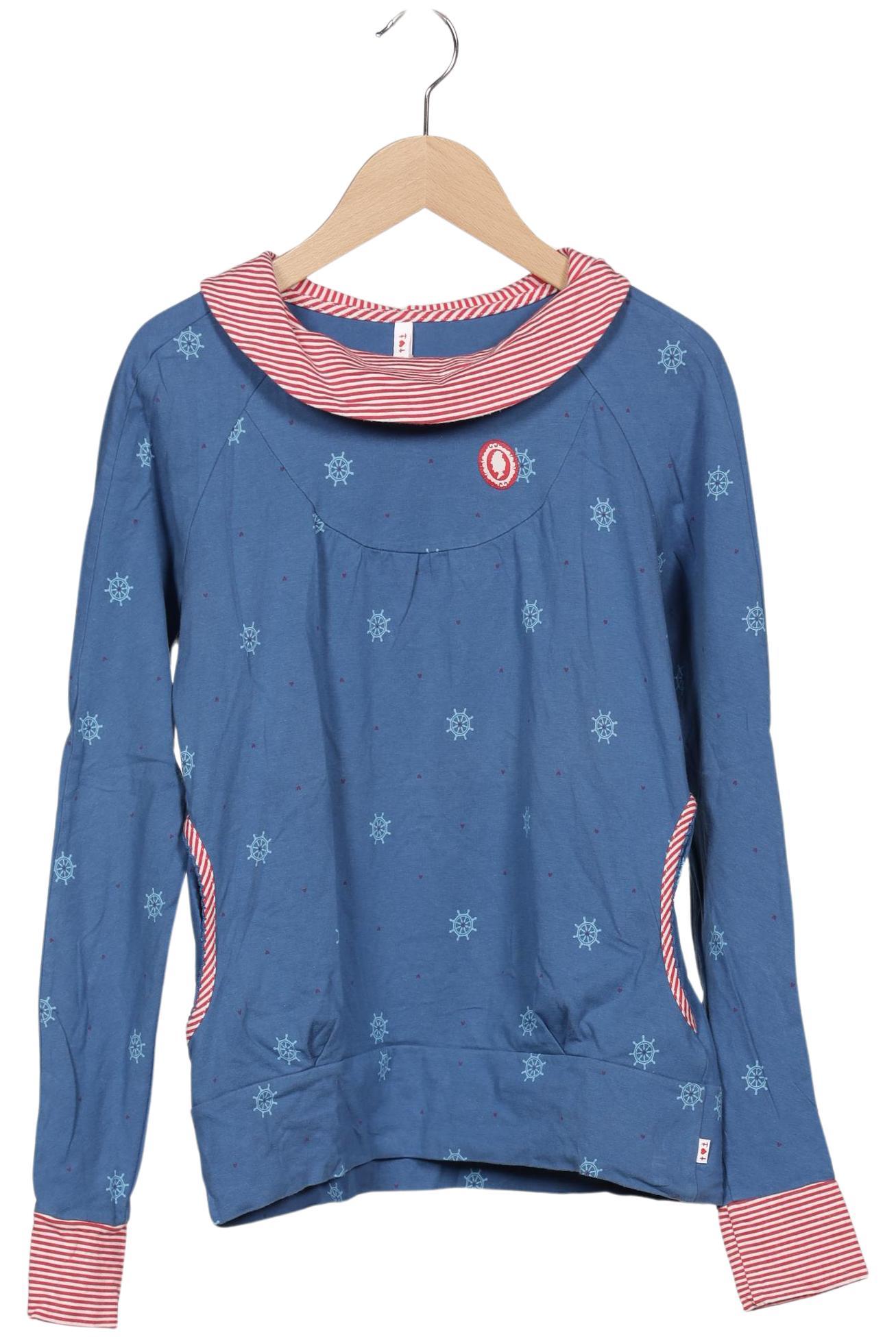 

Blutsgeschwister Damen Langarmshirt, blau, Gr. 36