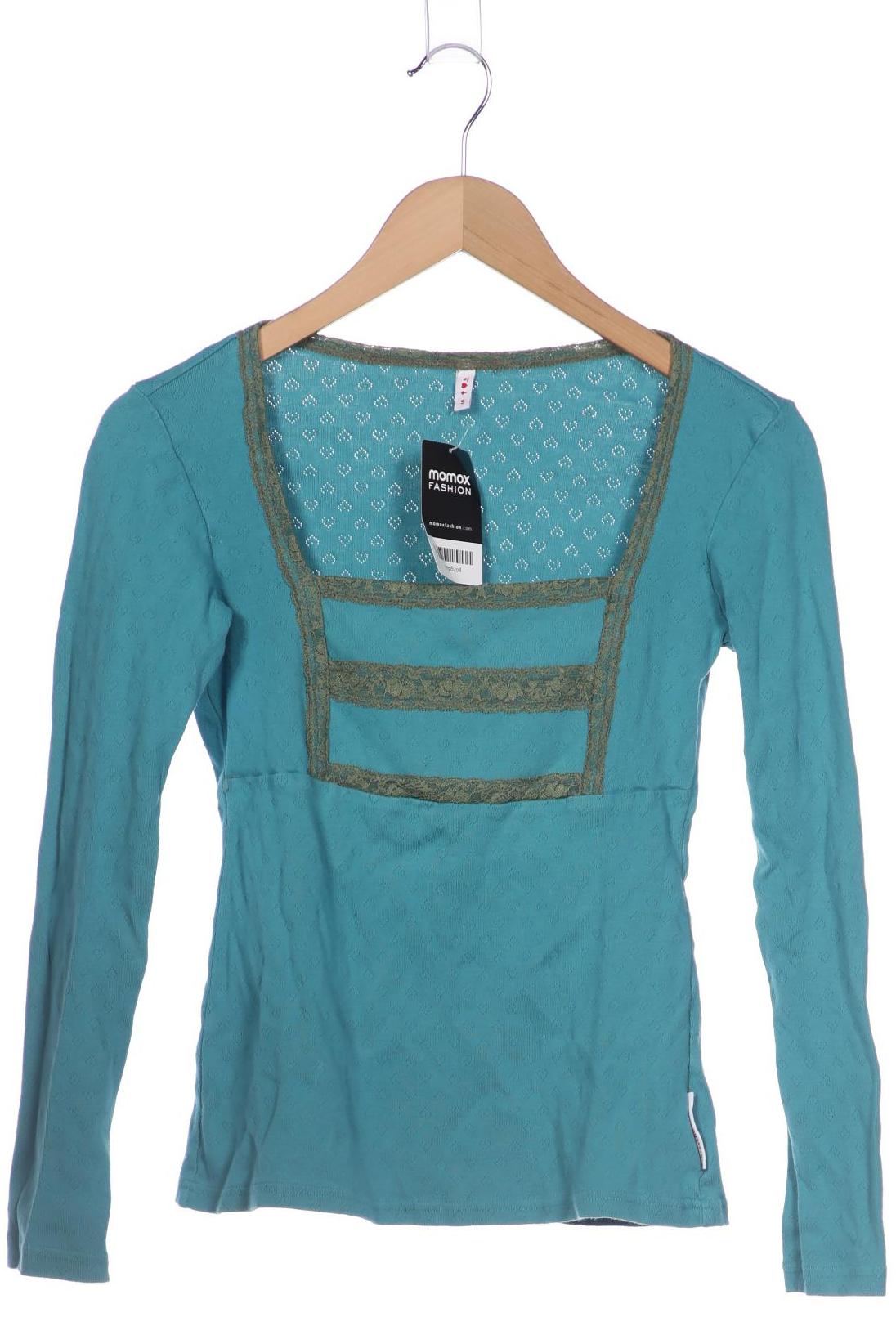 

Blutsgeschwister Damen Langarmshirt, blau, Gr. 36