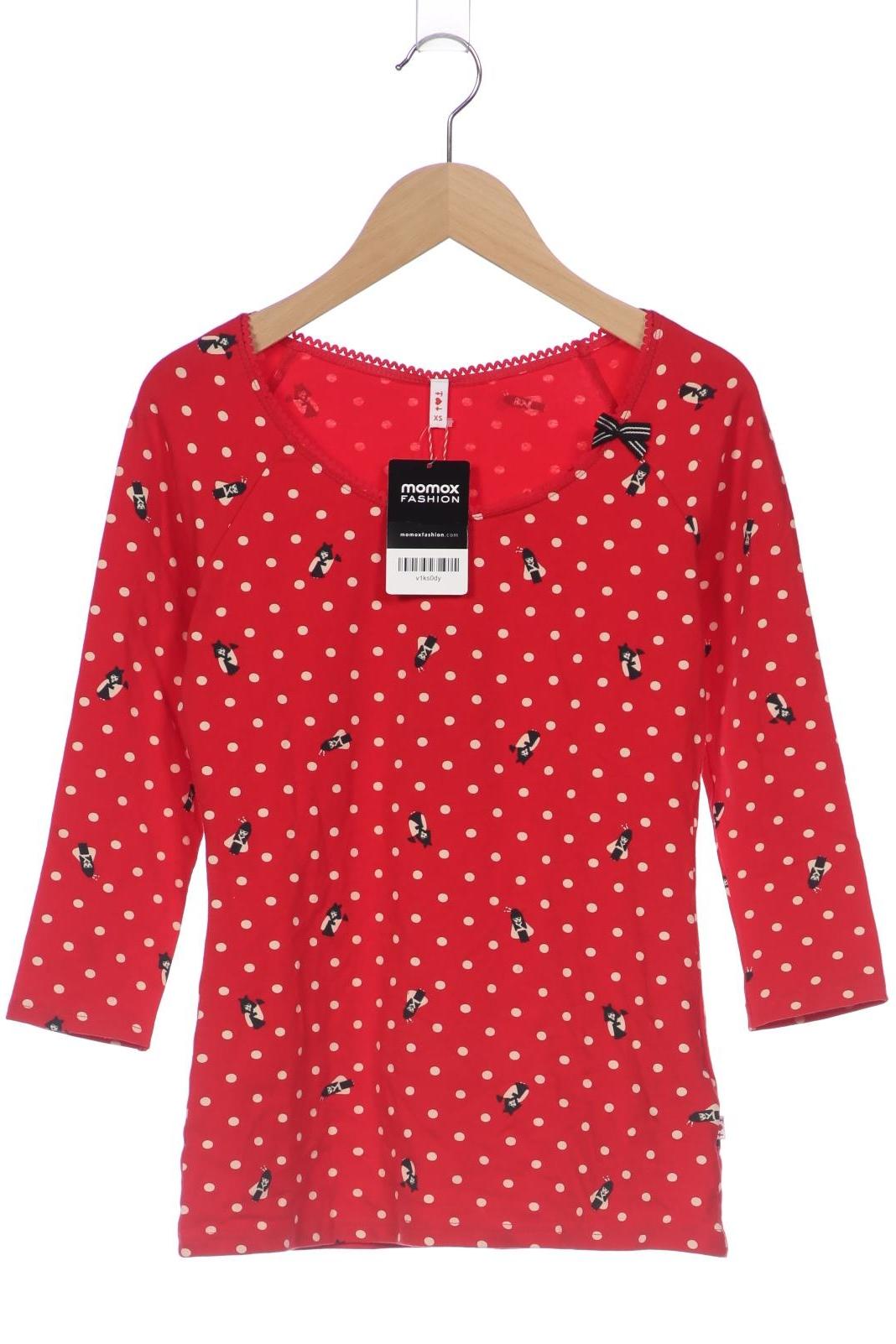 

Blutsgeschwister Damen Langarmshirt, rot, Gr. 34