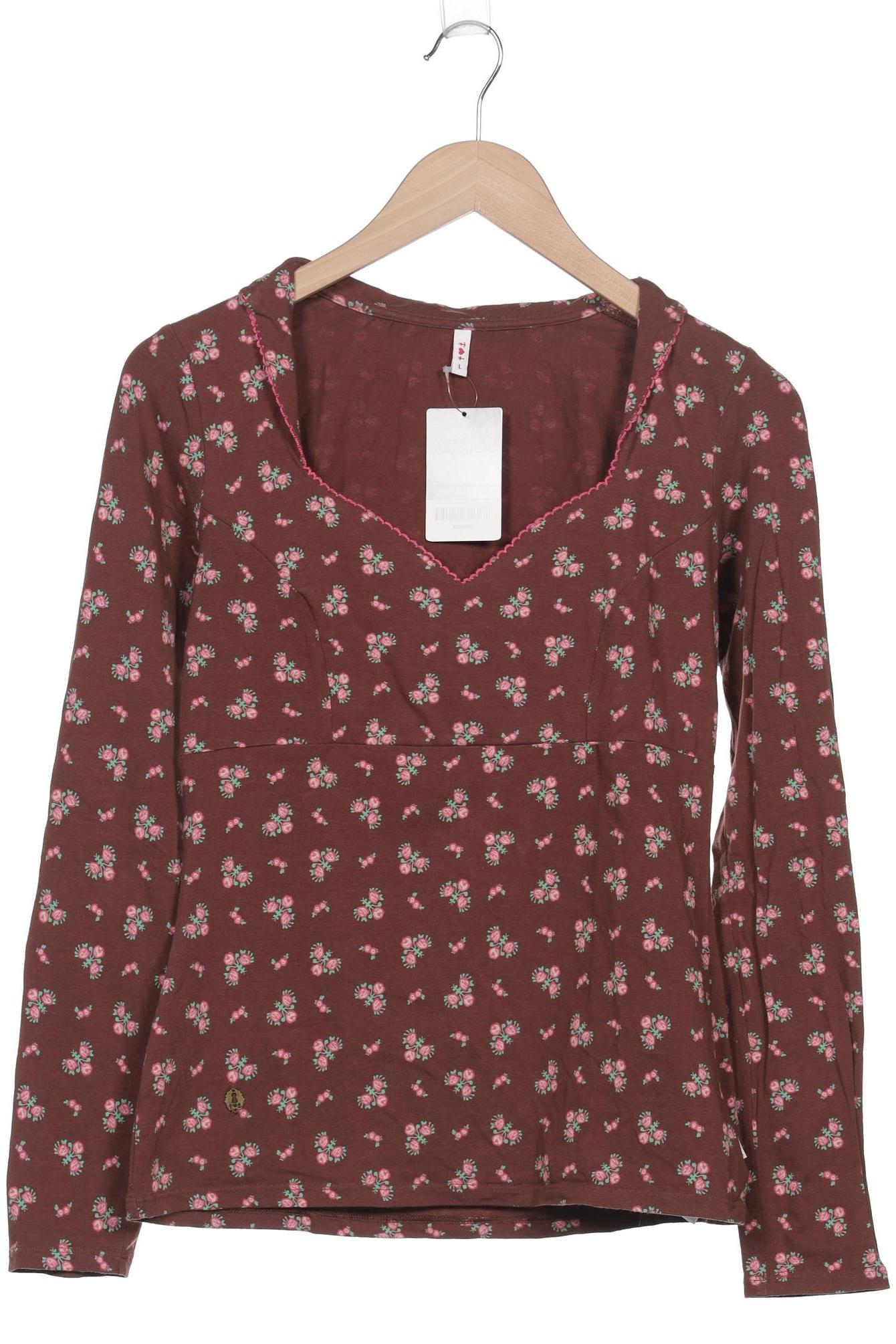 

Blutsgeschwister Damen Langarmshirt, braun, Gr. 42