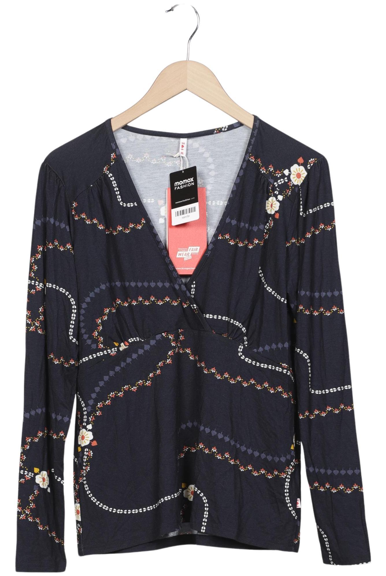 

Blutsgeschwister Damen Langarmshirt, marineblau, Gr. 44