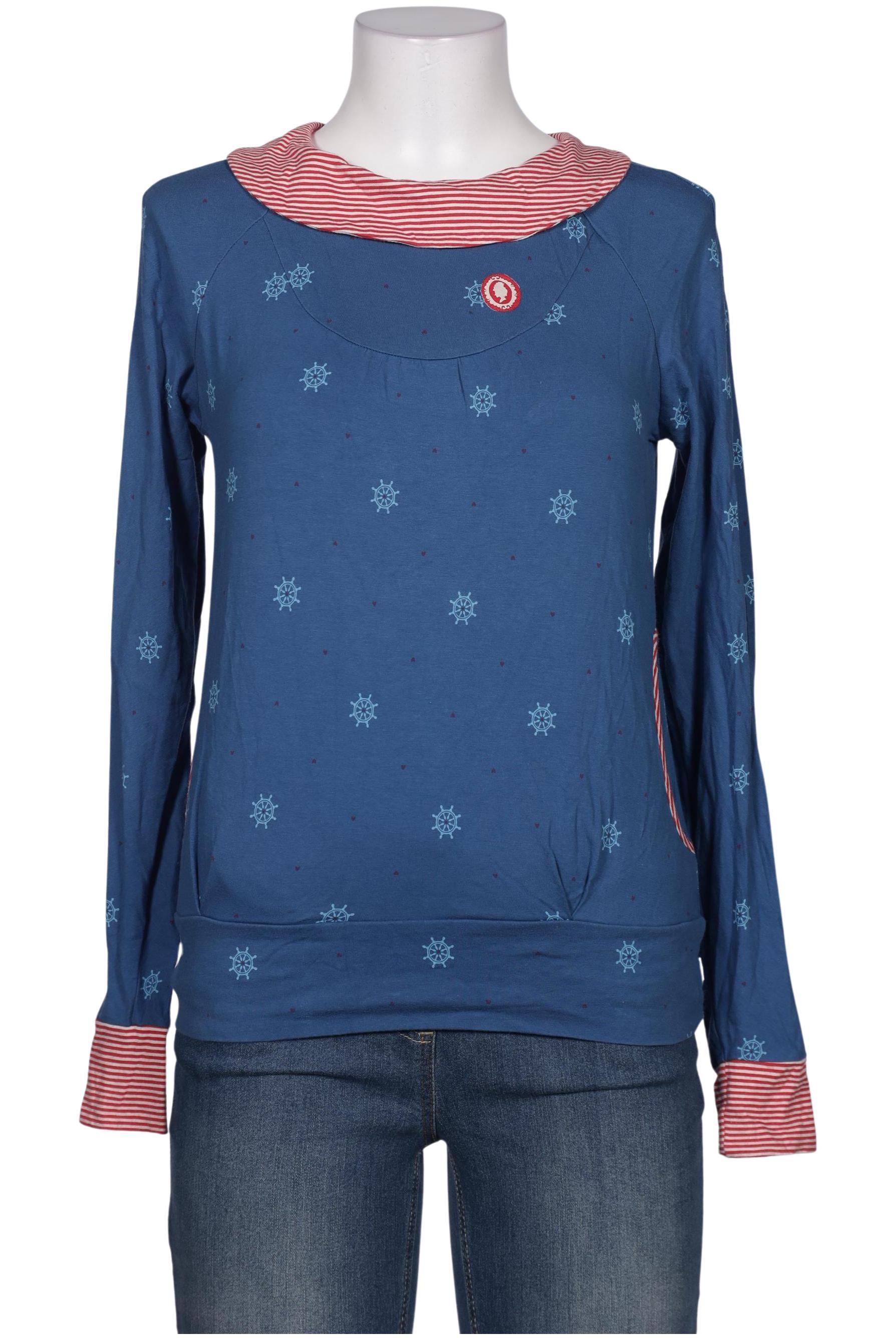 

Blutsgeschwister Damen Langarmshirt, blau, Gr. 38