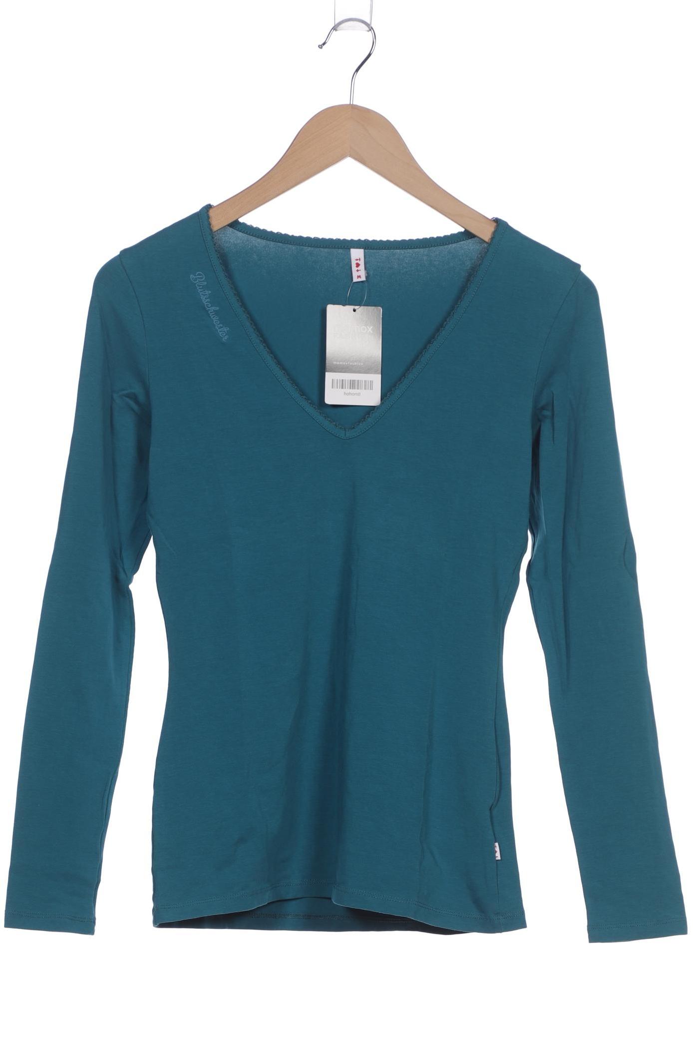 

Blutsgeschwister Damen Langarmshirt, türkis, Gr. 38