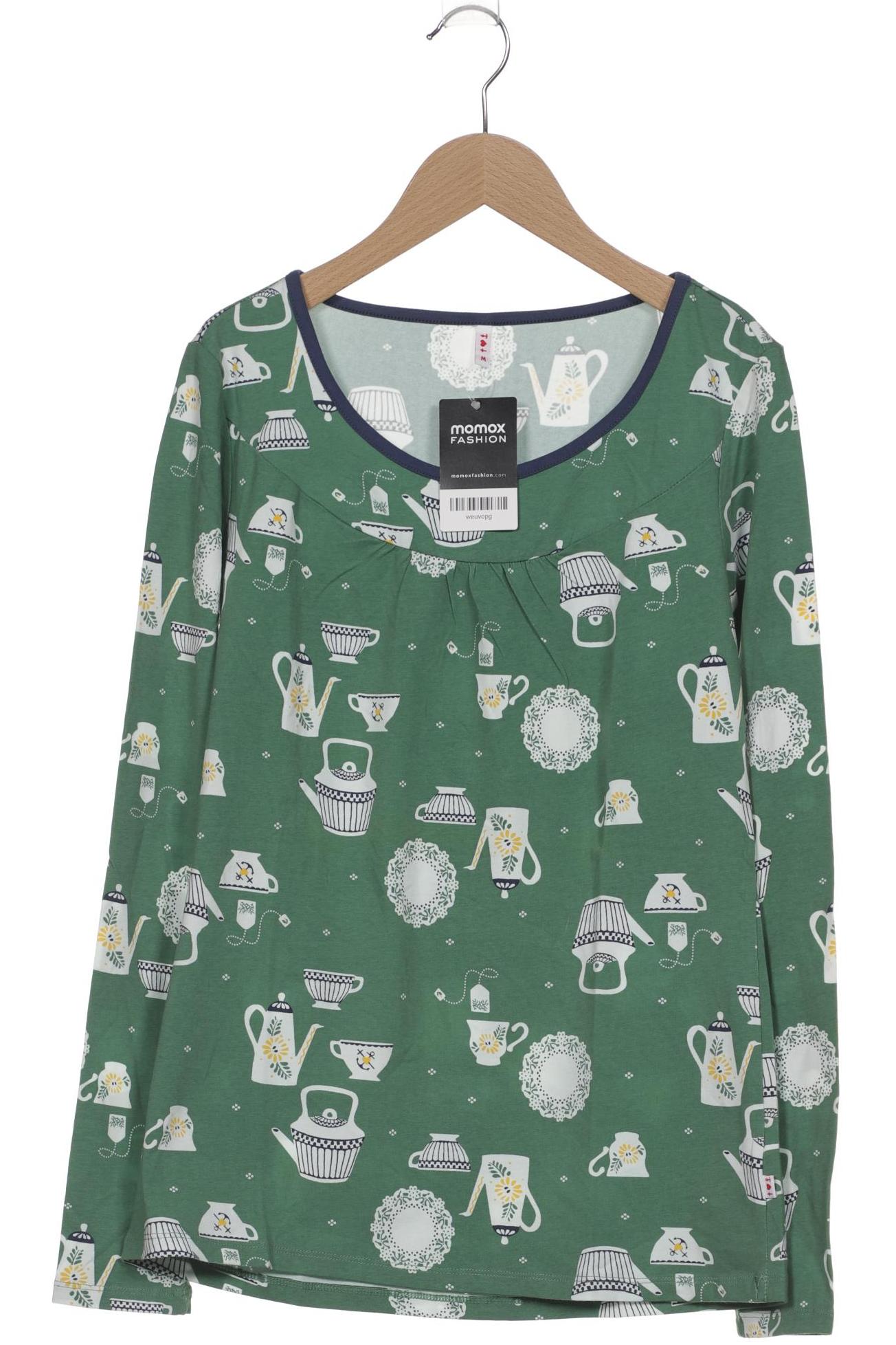 

Blutsgeschwister Damen Langarmshirt, grün, Gr. 38