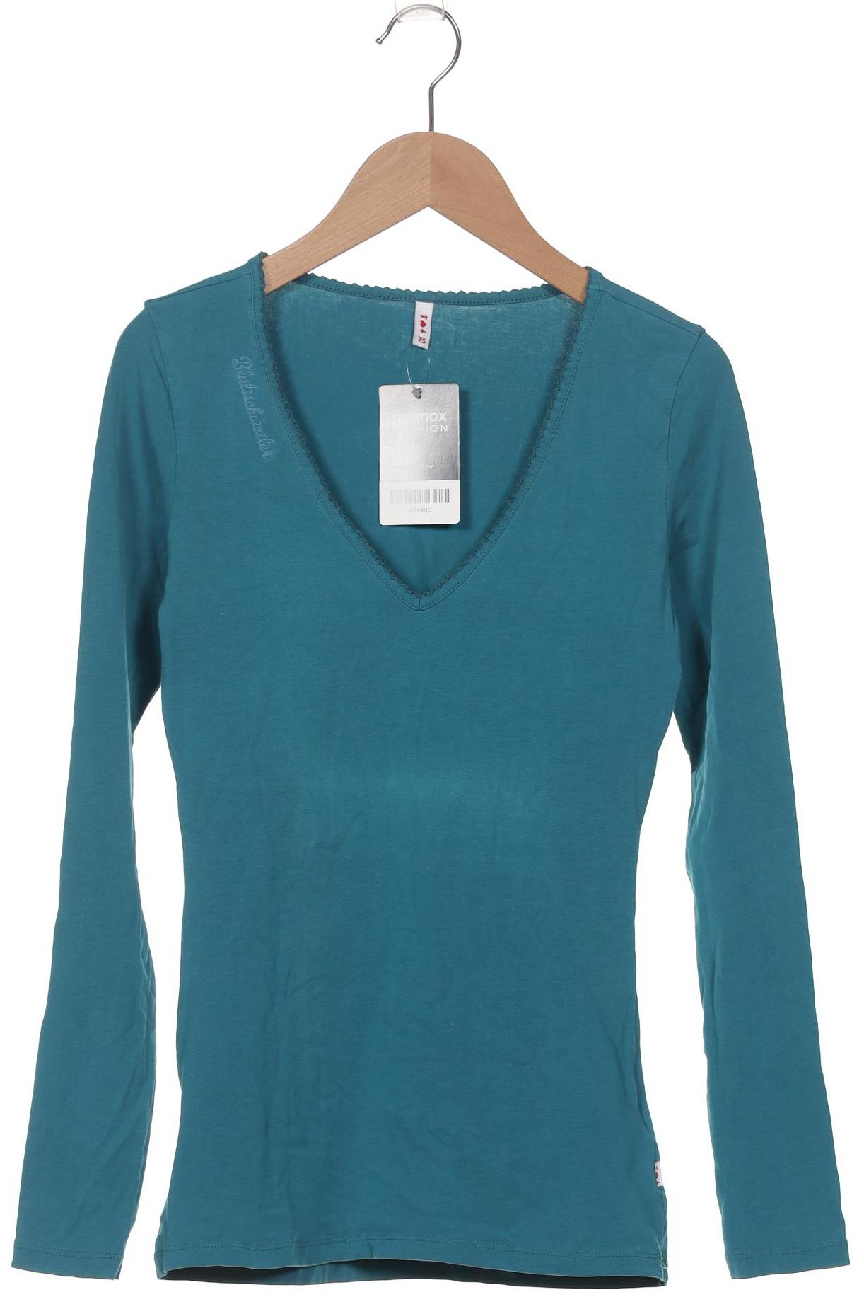 

Blutsgeschwister Damen Langarmshirt, türkis, Gr. 34