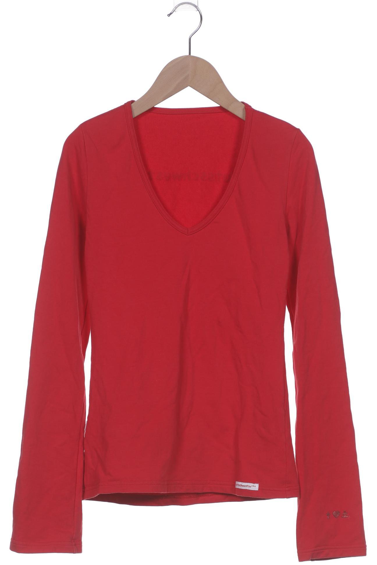 

Blutsgeschwister Damen Langarmshirt, rot, Gr. 36