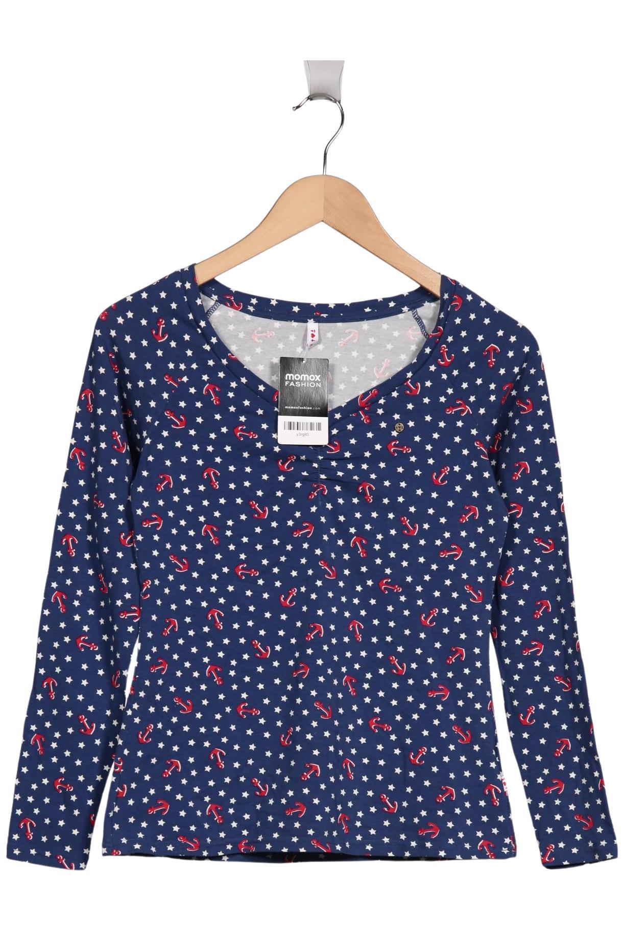 

Blutsgeschwister Damen Langarmshirt, blau, Gr. 38
