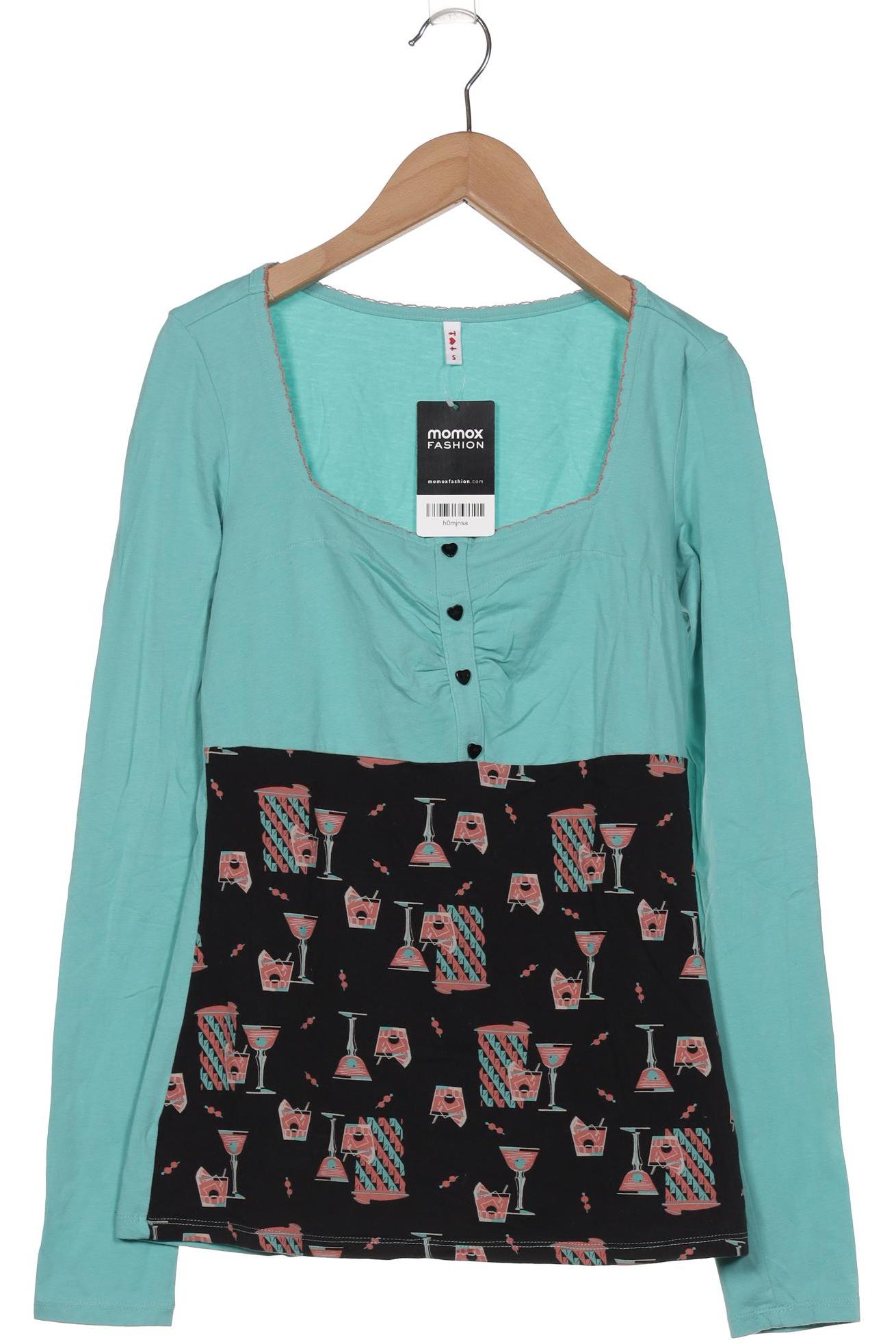 

Blutsgeschwister Damen Langarmshirt, türkis, Gr. 36