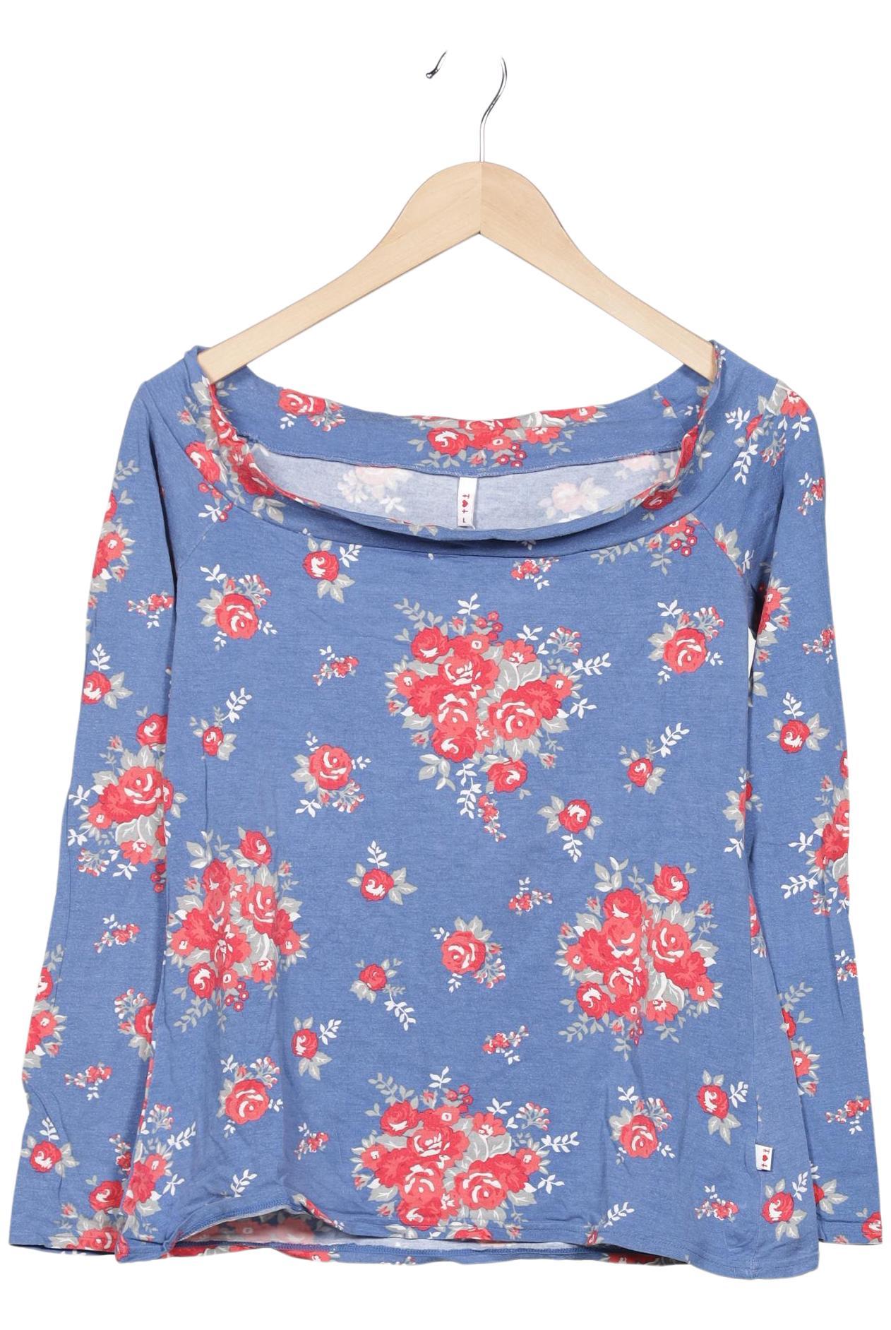 

Blutsgeschwister Damen Langarmshirt, blau, Gr. 42