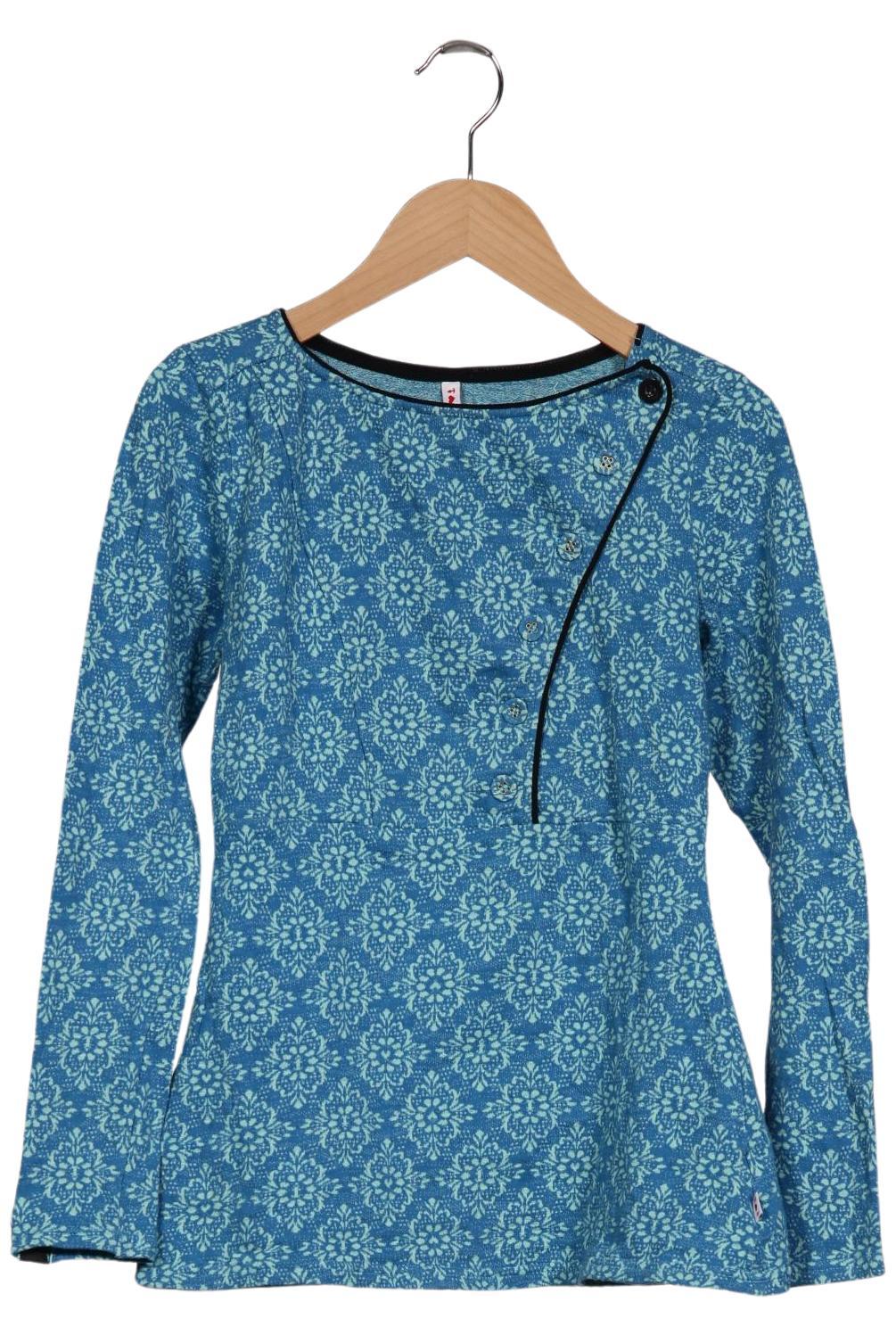 

Blutsgeschwister Damen Langarmshirt, blau, Gr. 38